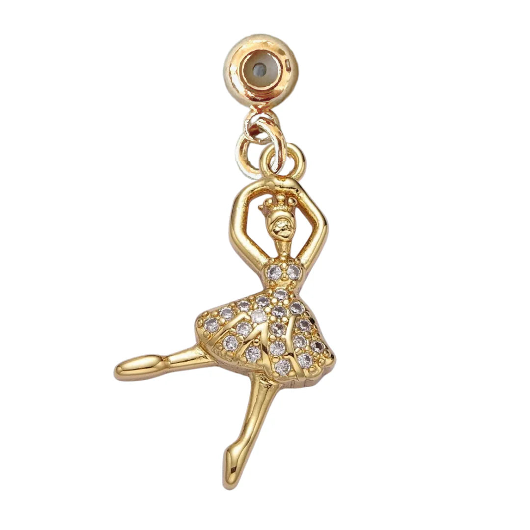 Gold Novelty Grip Charms