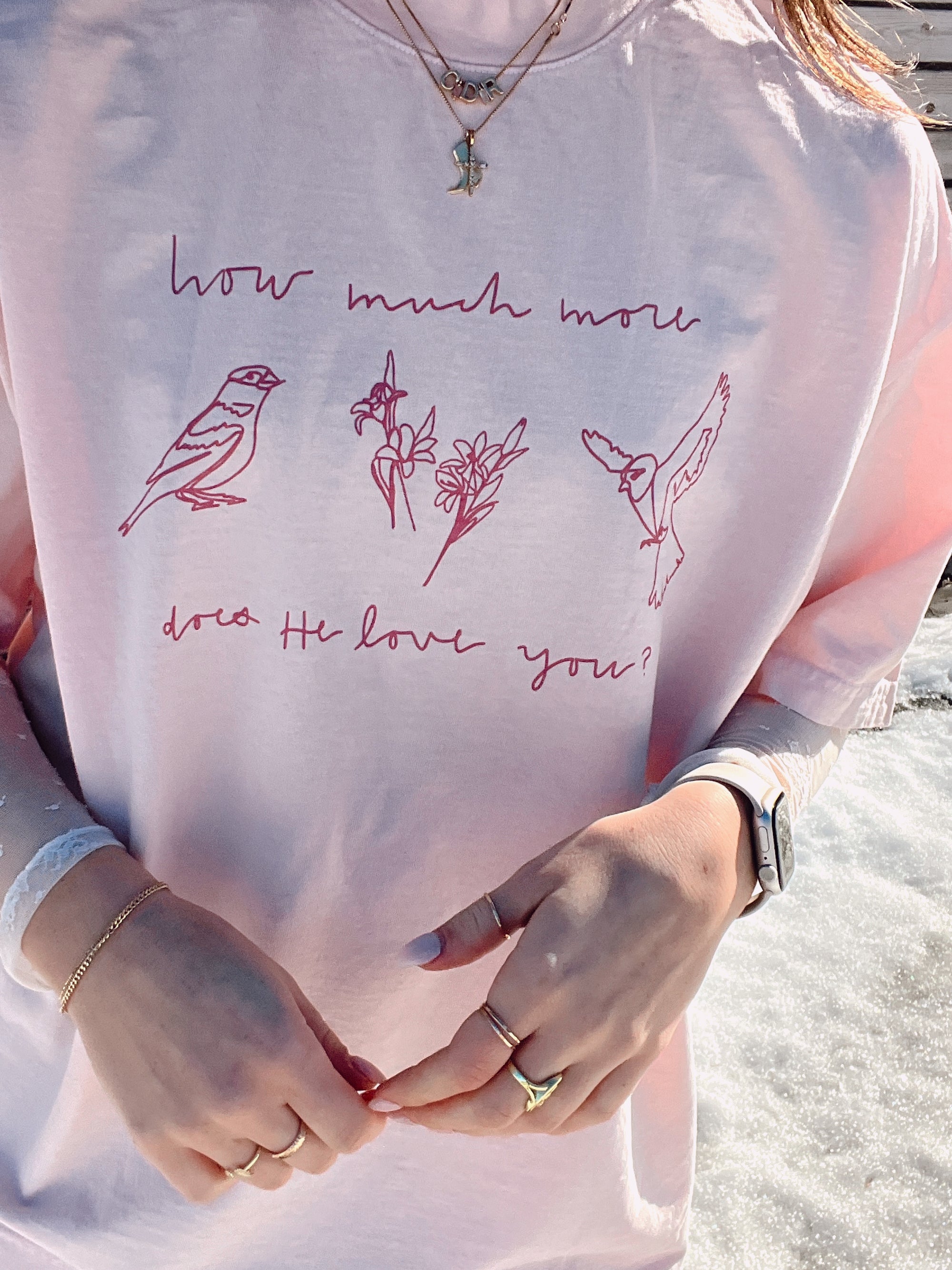 Sparrows & Lilies Graphic Tee