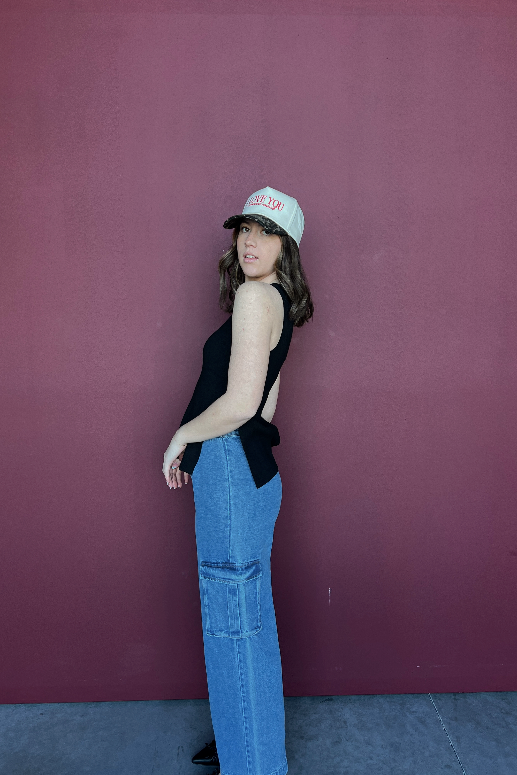 Mallory Denim Cargo Pants