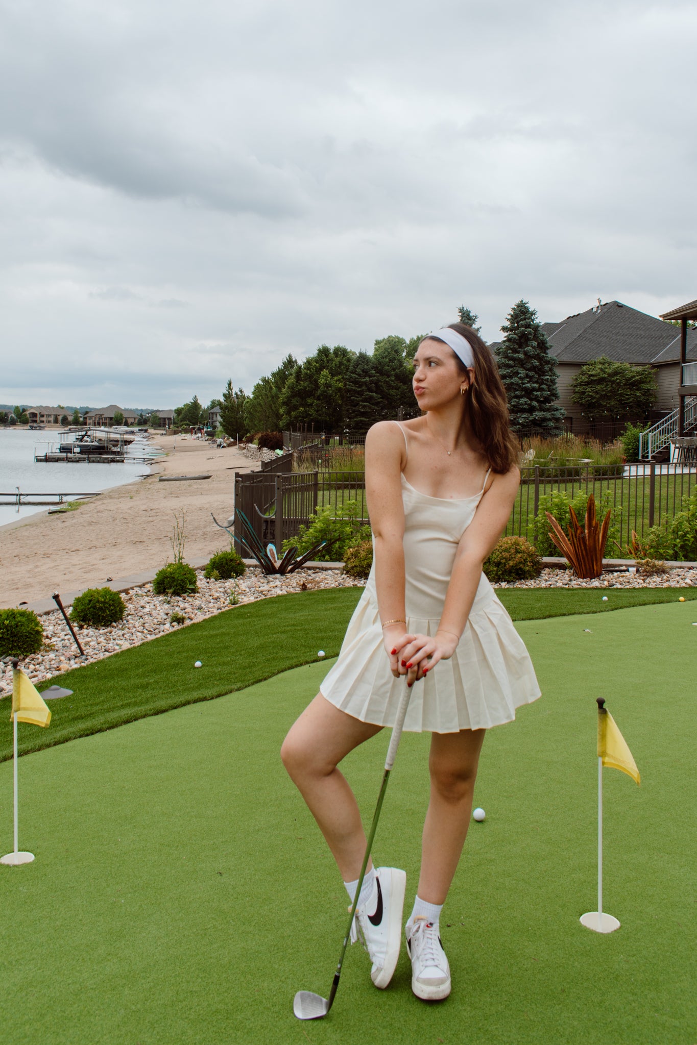 Kenzi Pleated Mini Dress