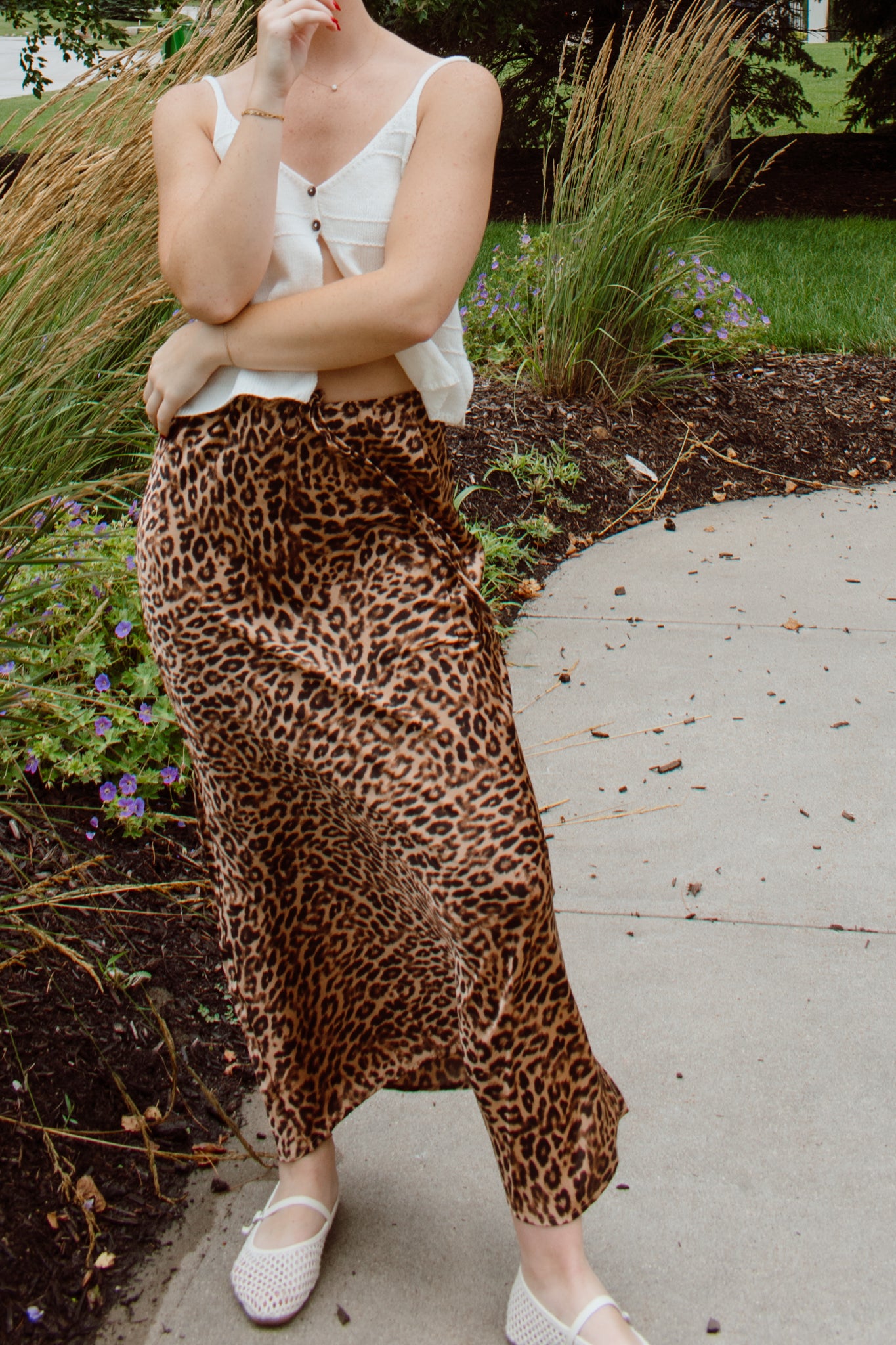 Francis Leopard Maxi Skirt