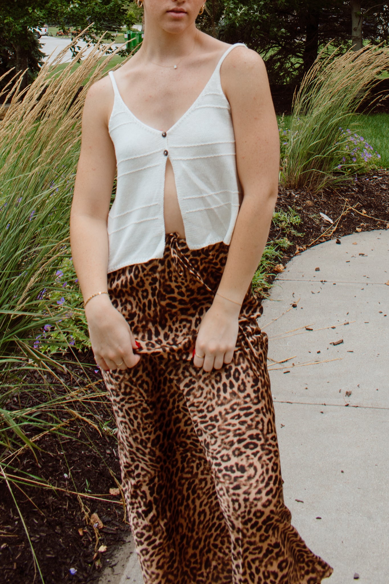 Francis Leopard Maxi Skirt