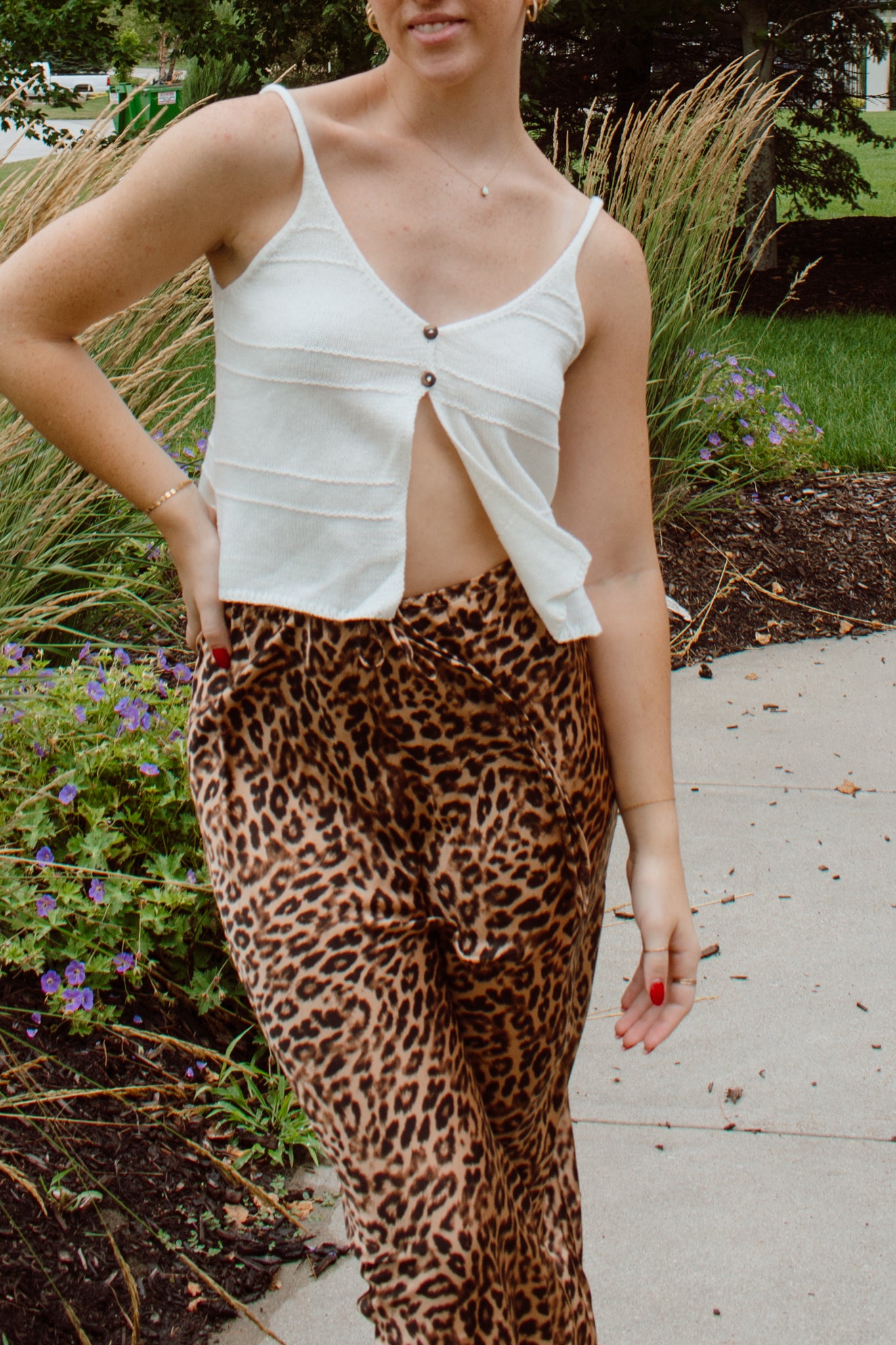 Halle Woven Tank Top