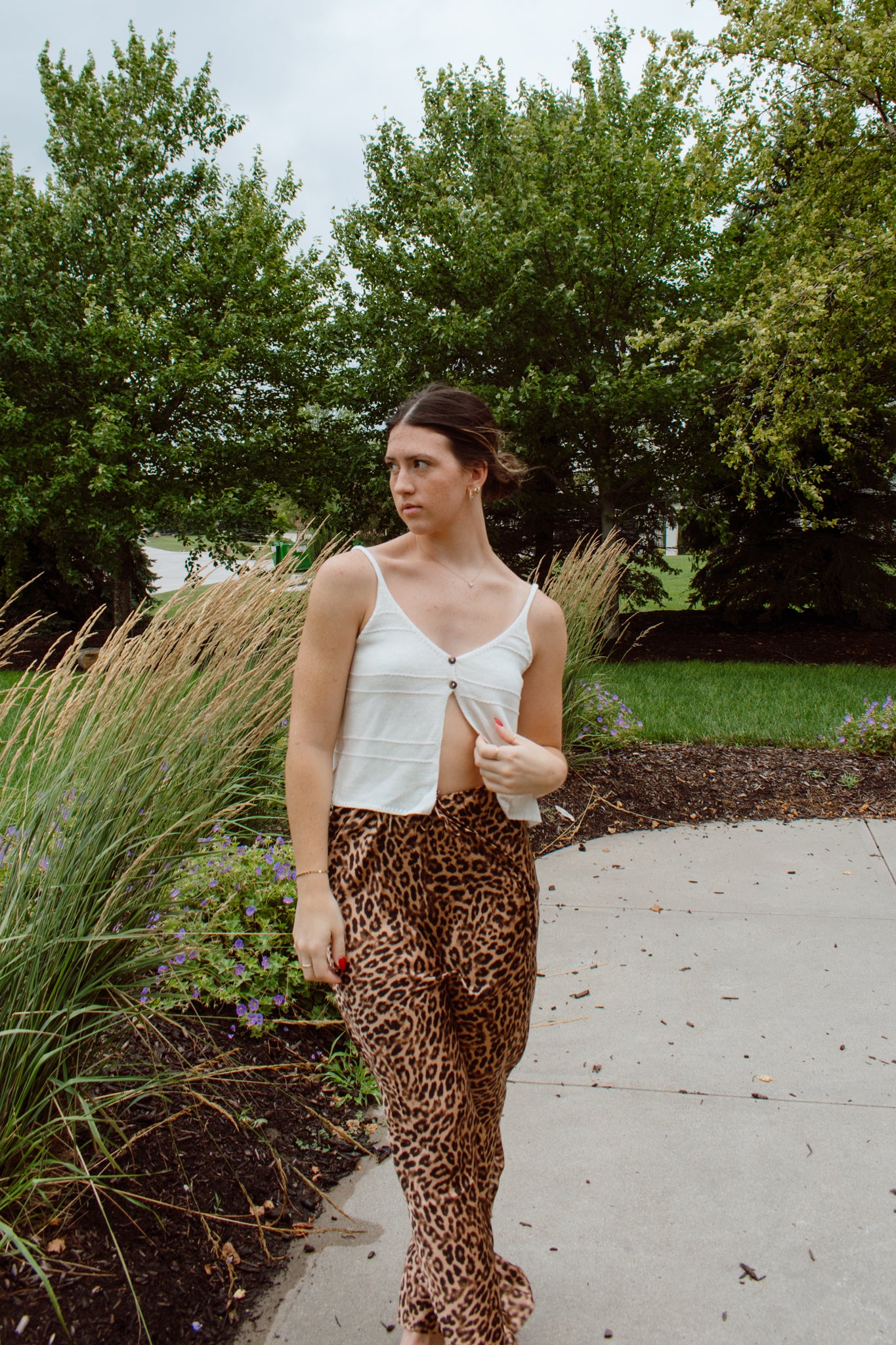 Francis Leopard Maxi Skirt