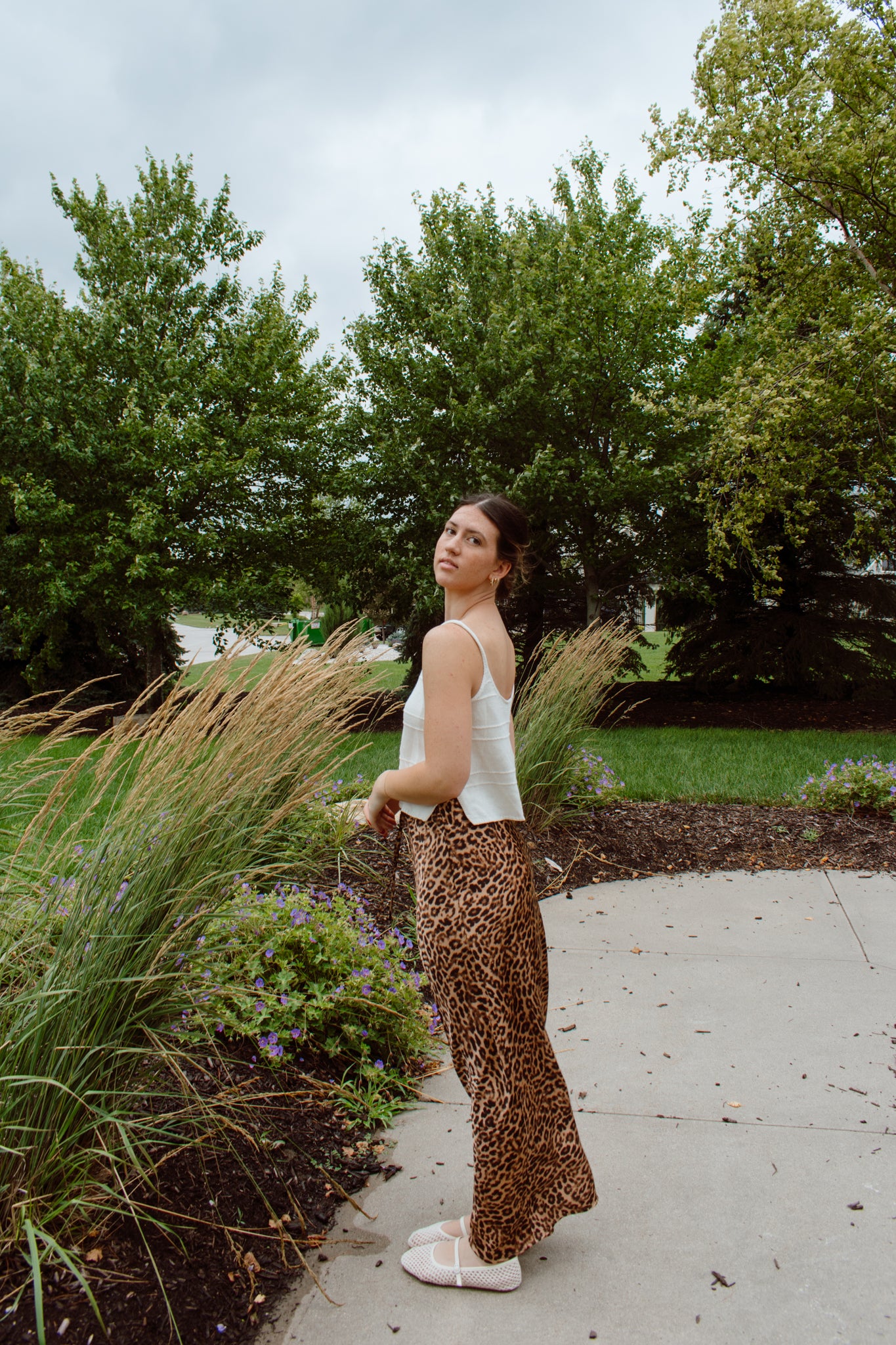 Francis Leopard Maxi Skirt