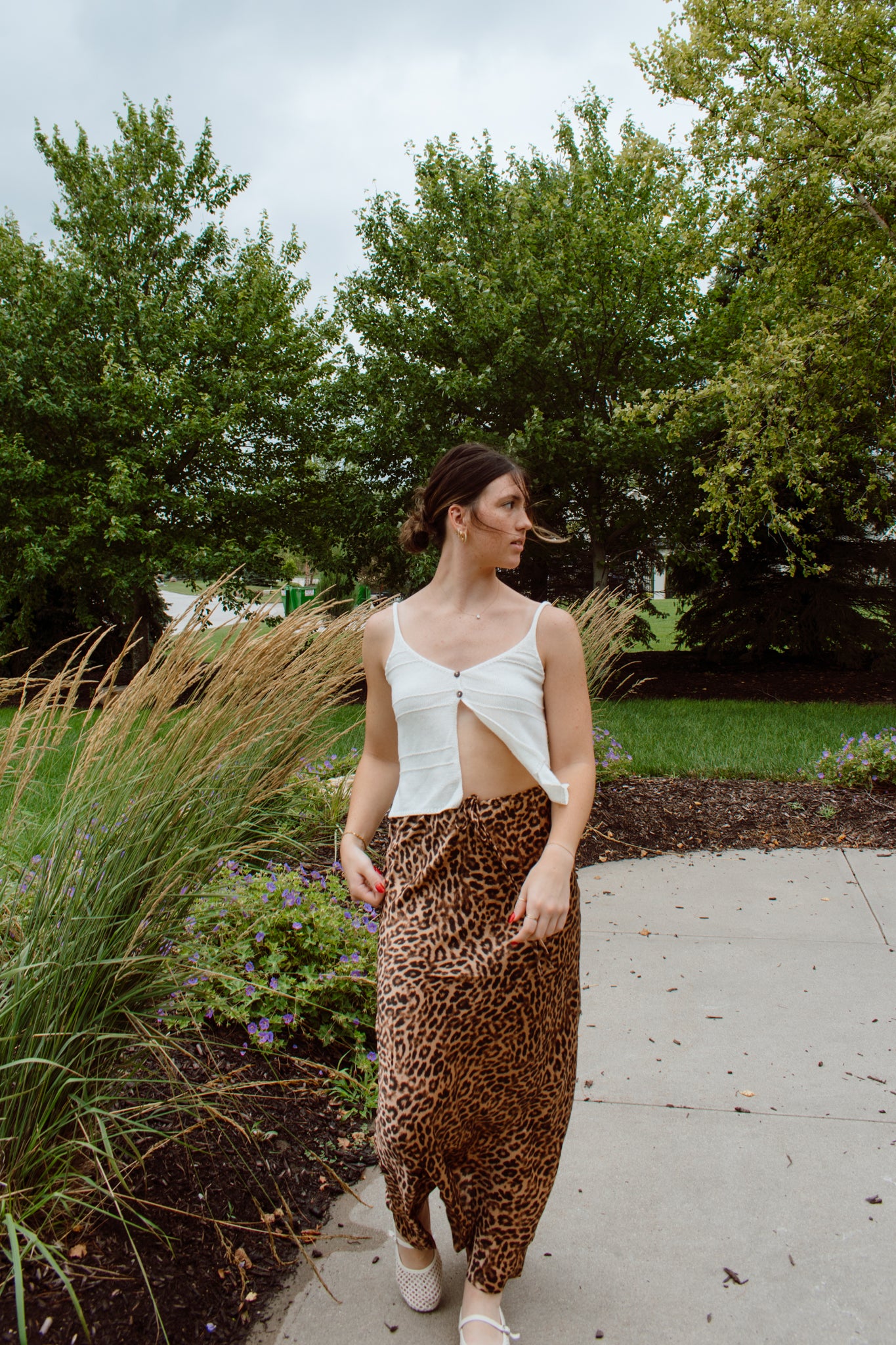 Francis Leopard Maxi Skirt