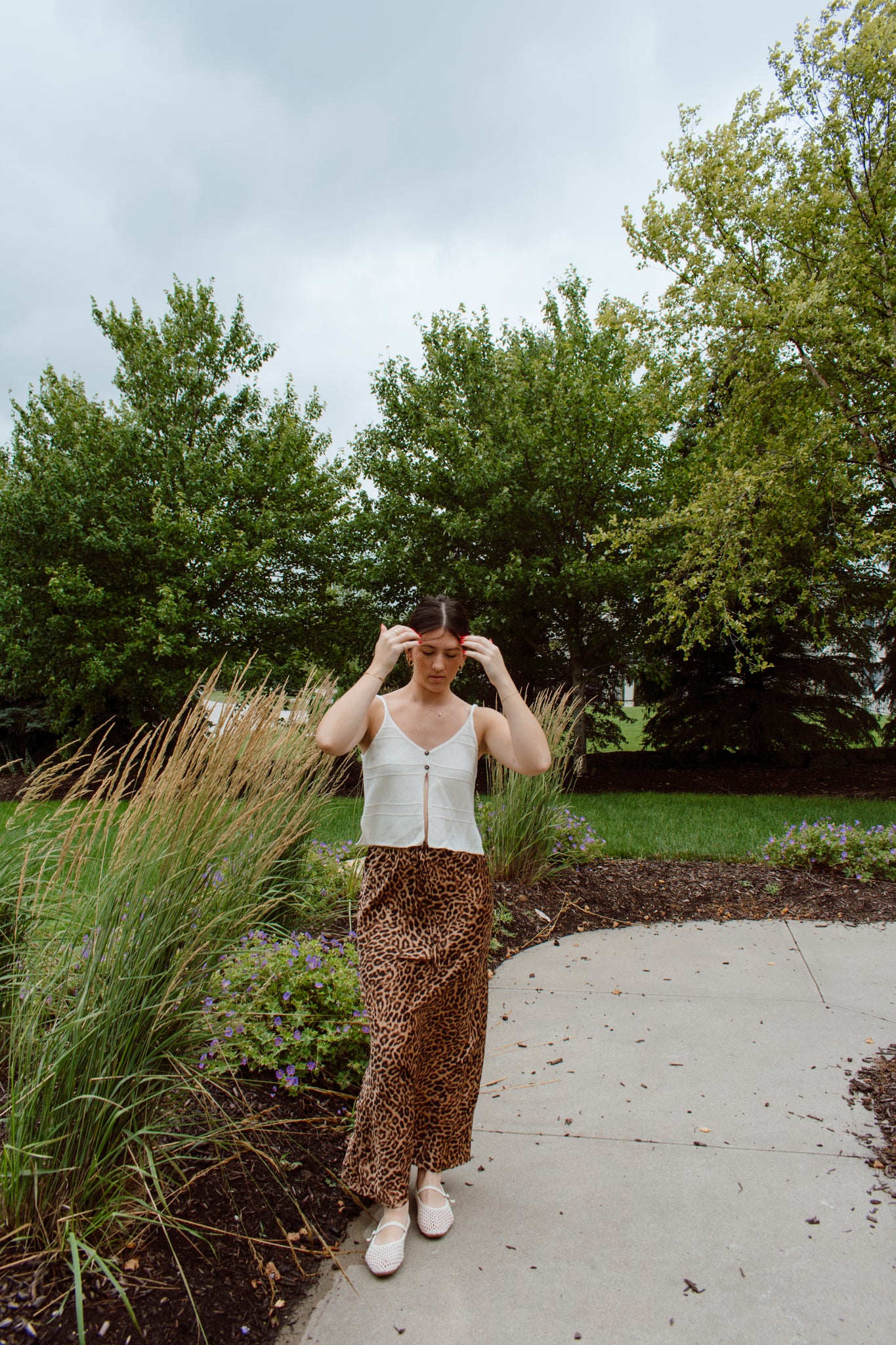 Francis Leopard Maxi Skirt
