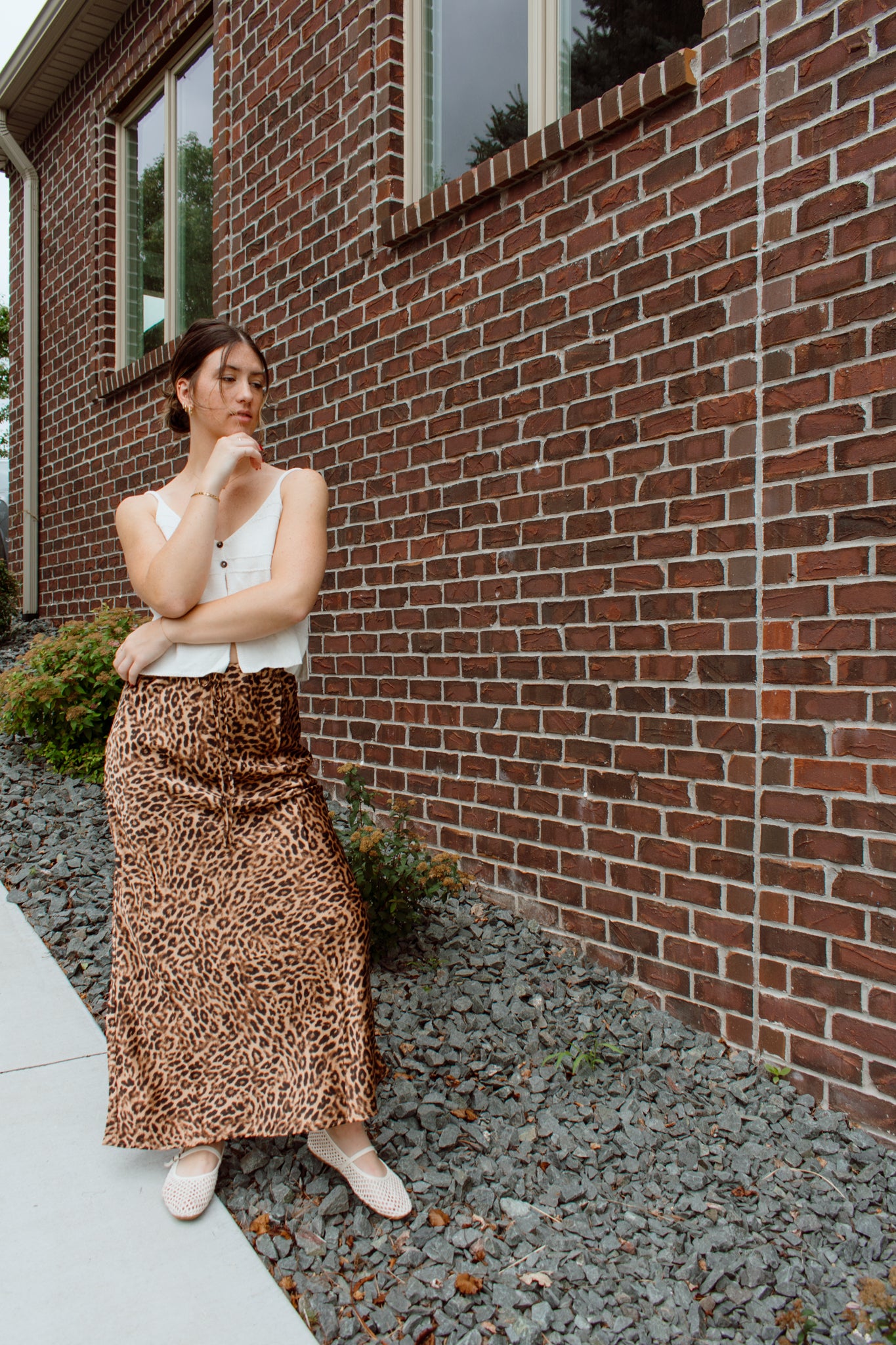 Francis Leopard Maxi Skirt