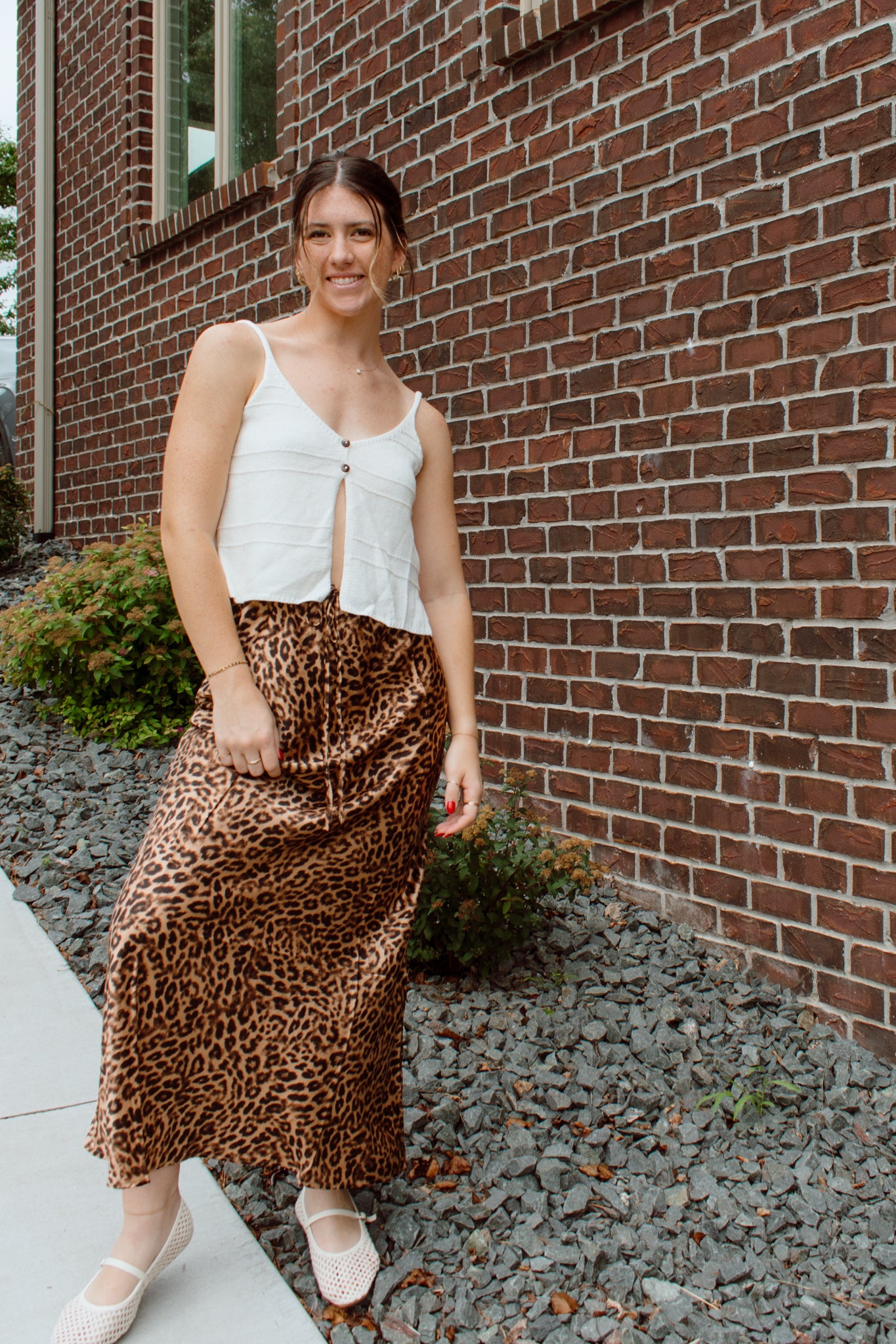 Francis Leopard Maxi Skirt