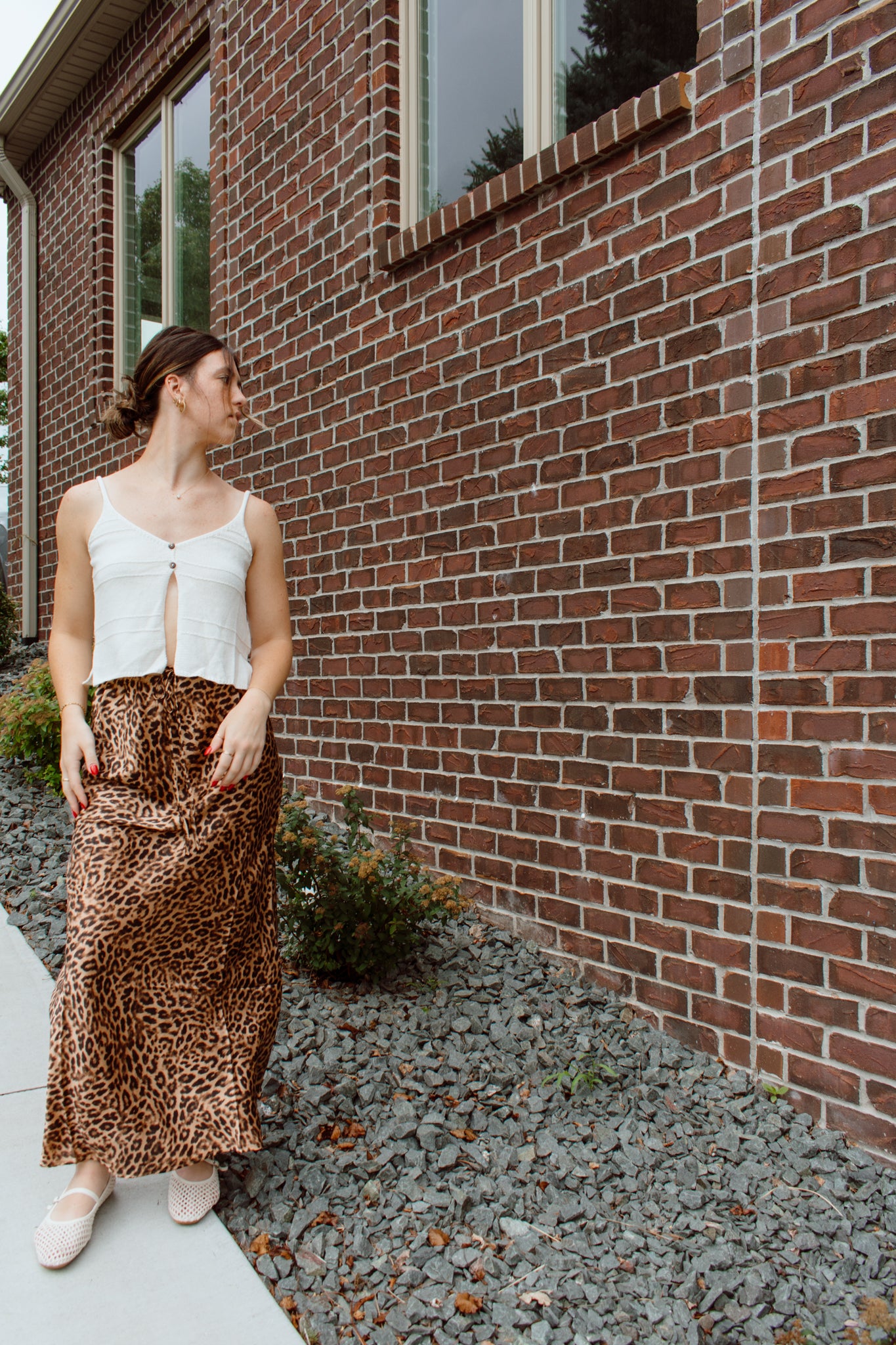 Francis Leopard Maxi Skirt
