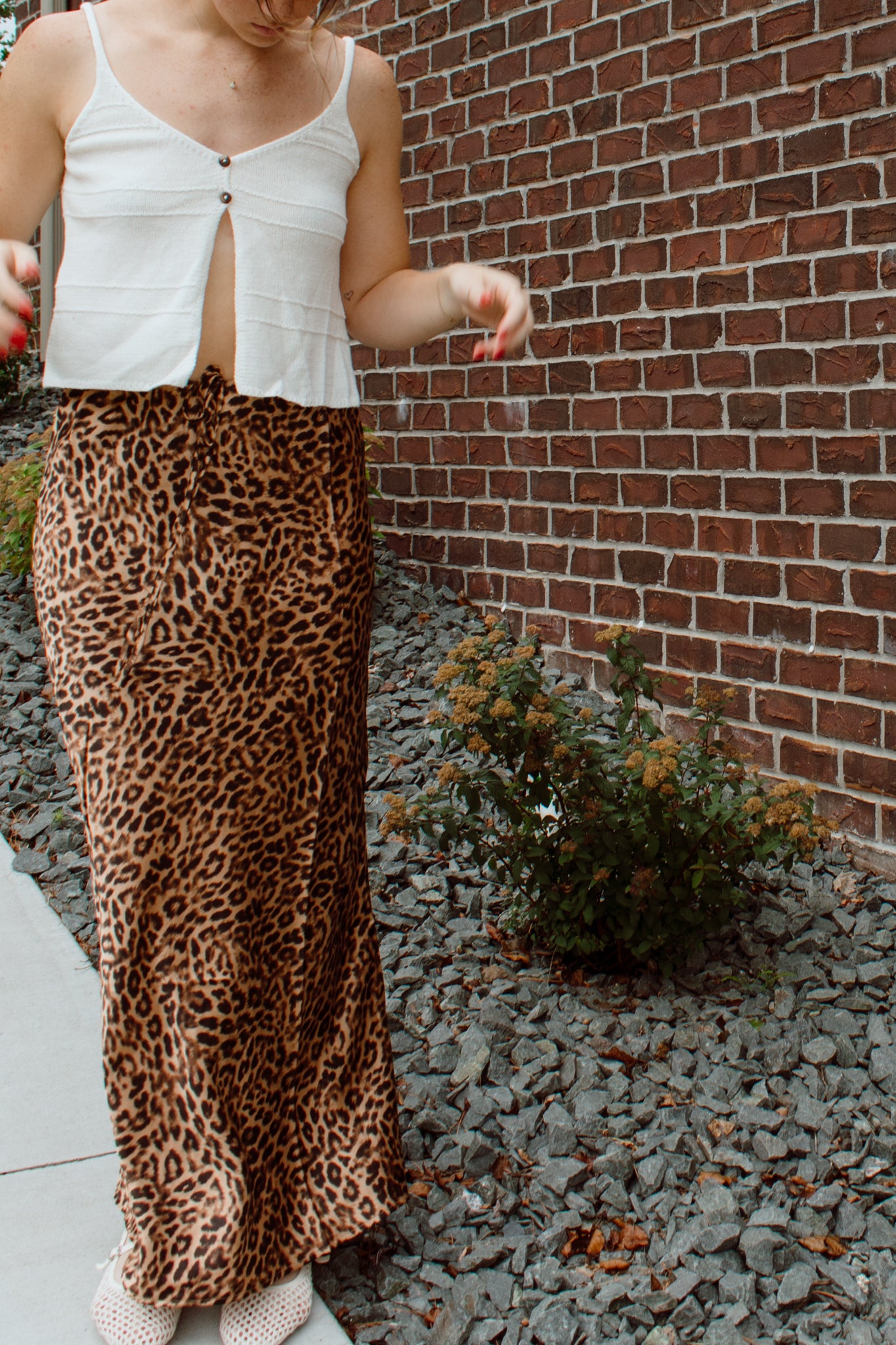 Francis Leopard Maxi Skirt