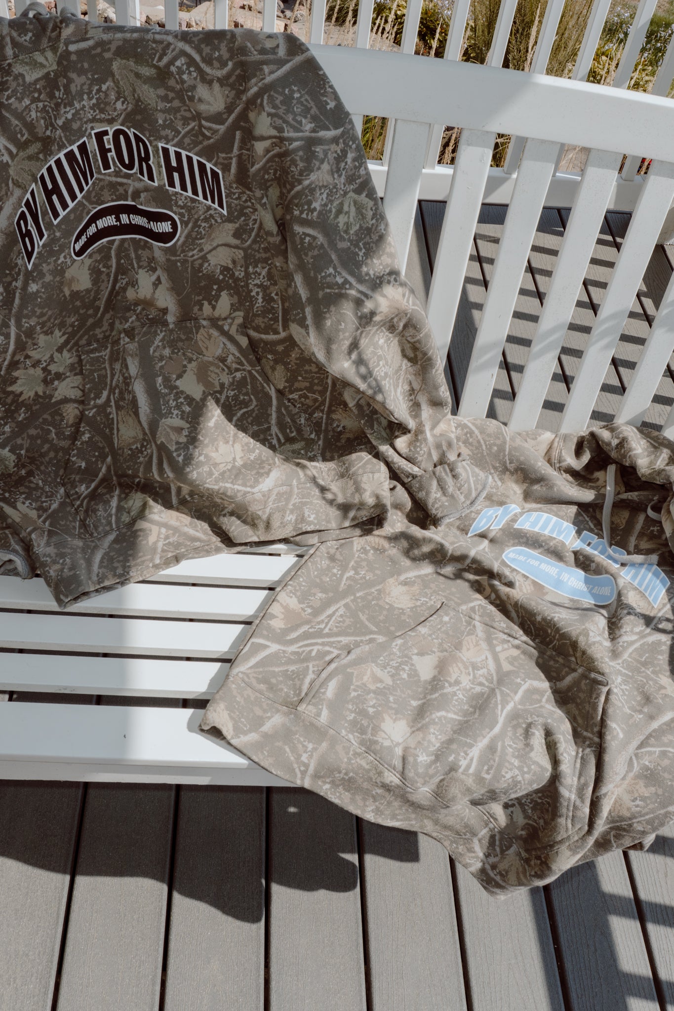 By Him For Him Camo Hoodie