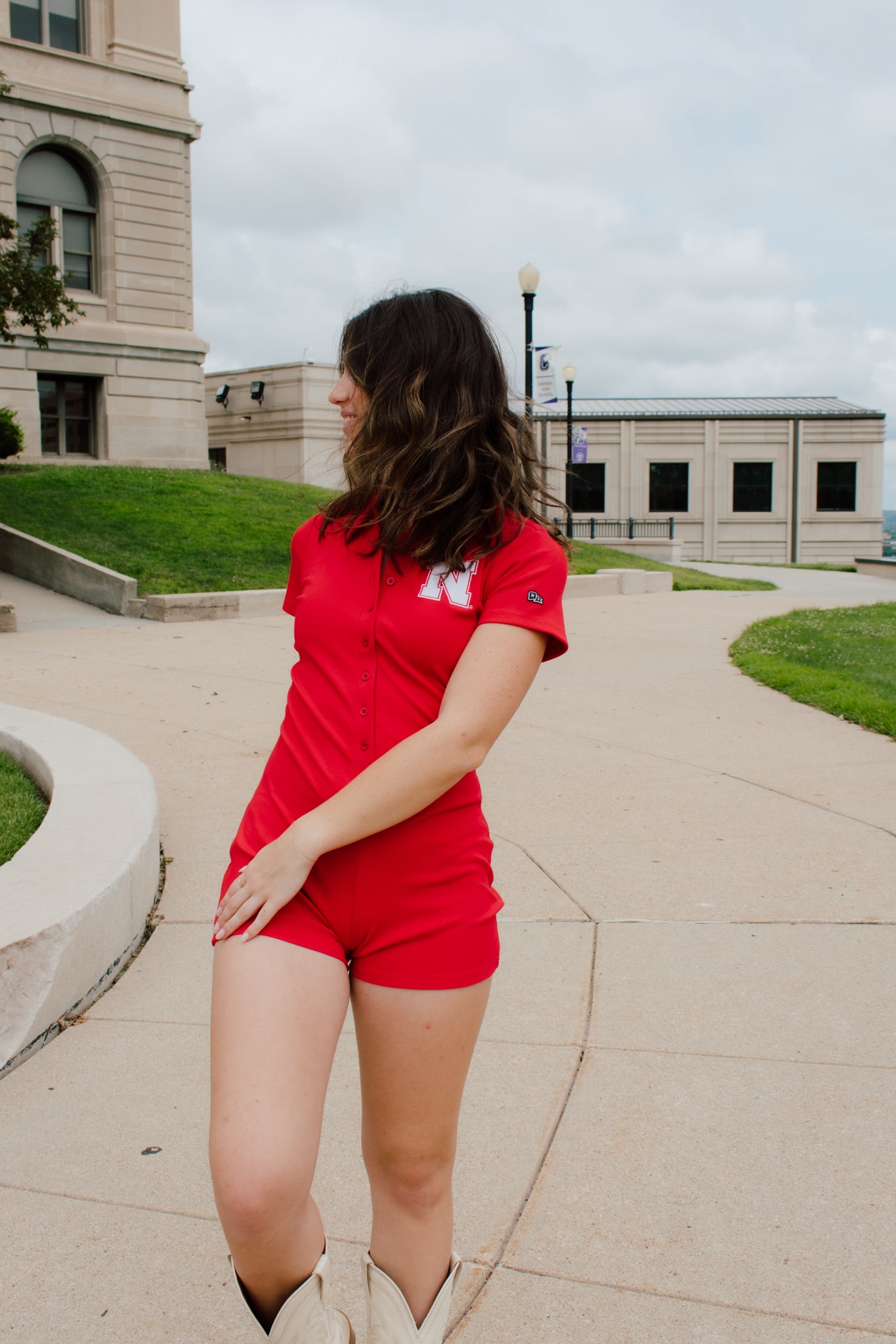 University of Nebraska Game Day Romper