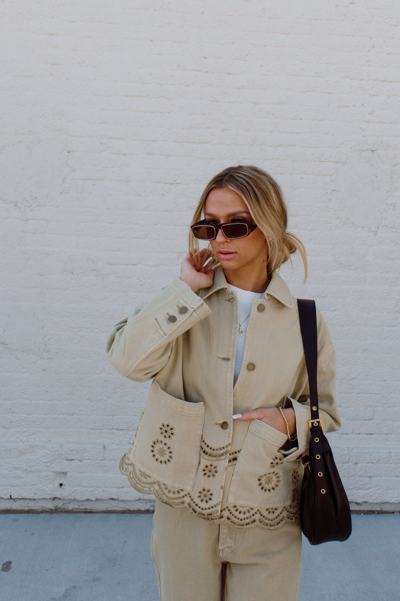 Doily Denim Jacket
