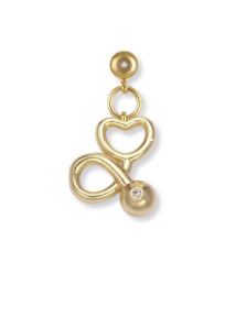 Gold Novelty Grip Charms