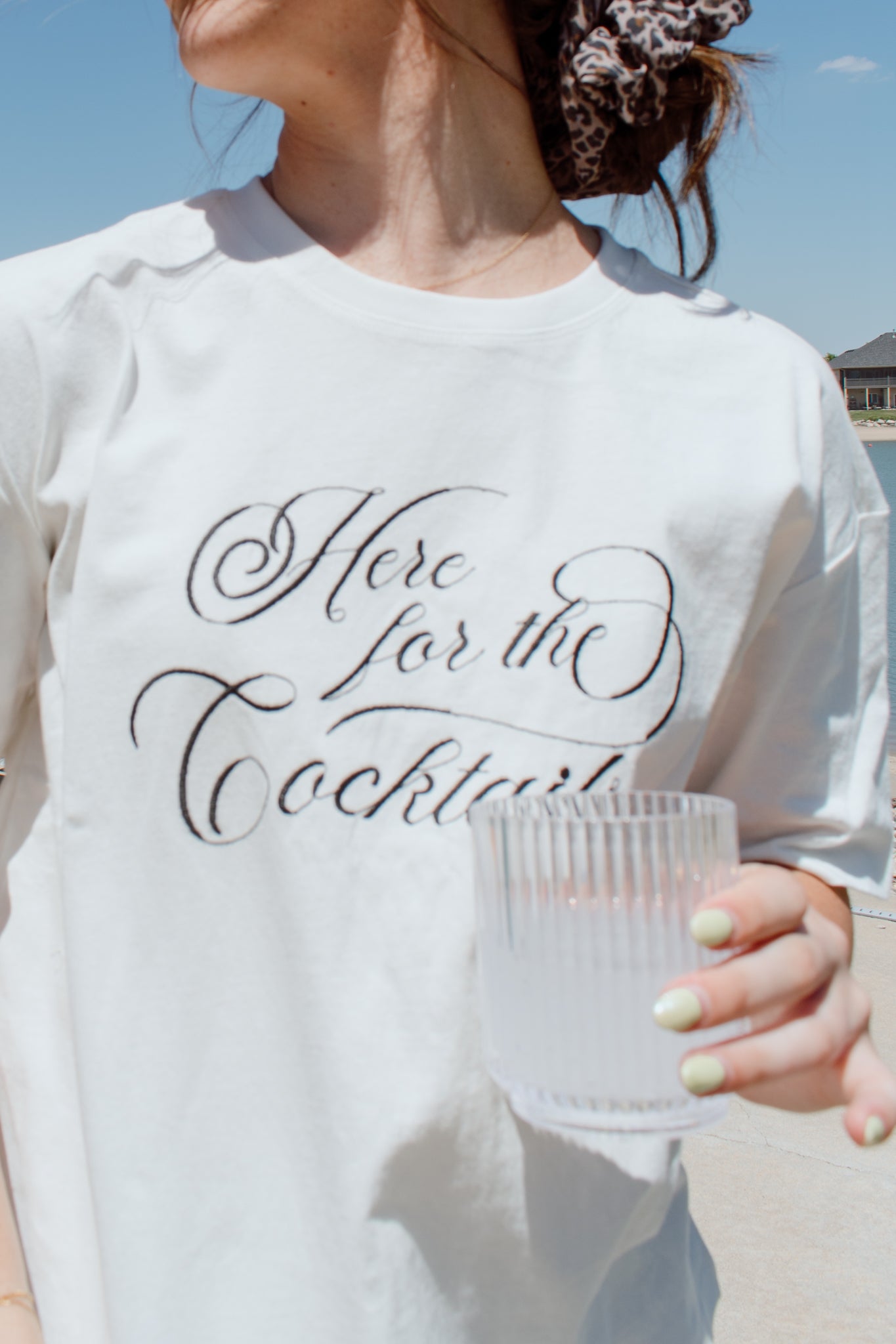 Here for the Cocktails Graphic Tee