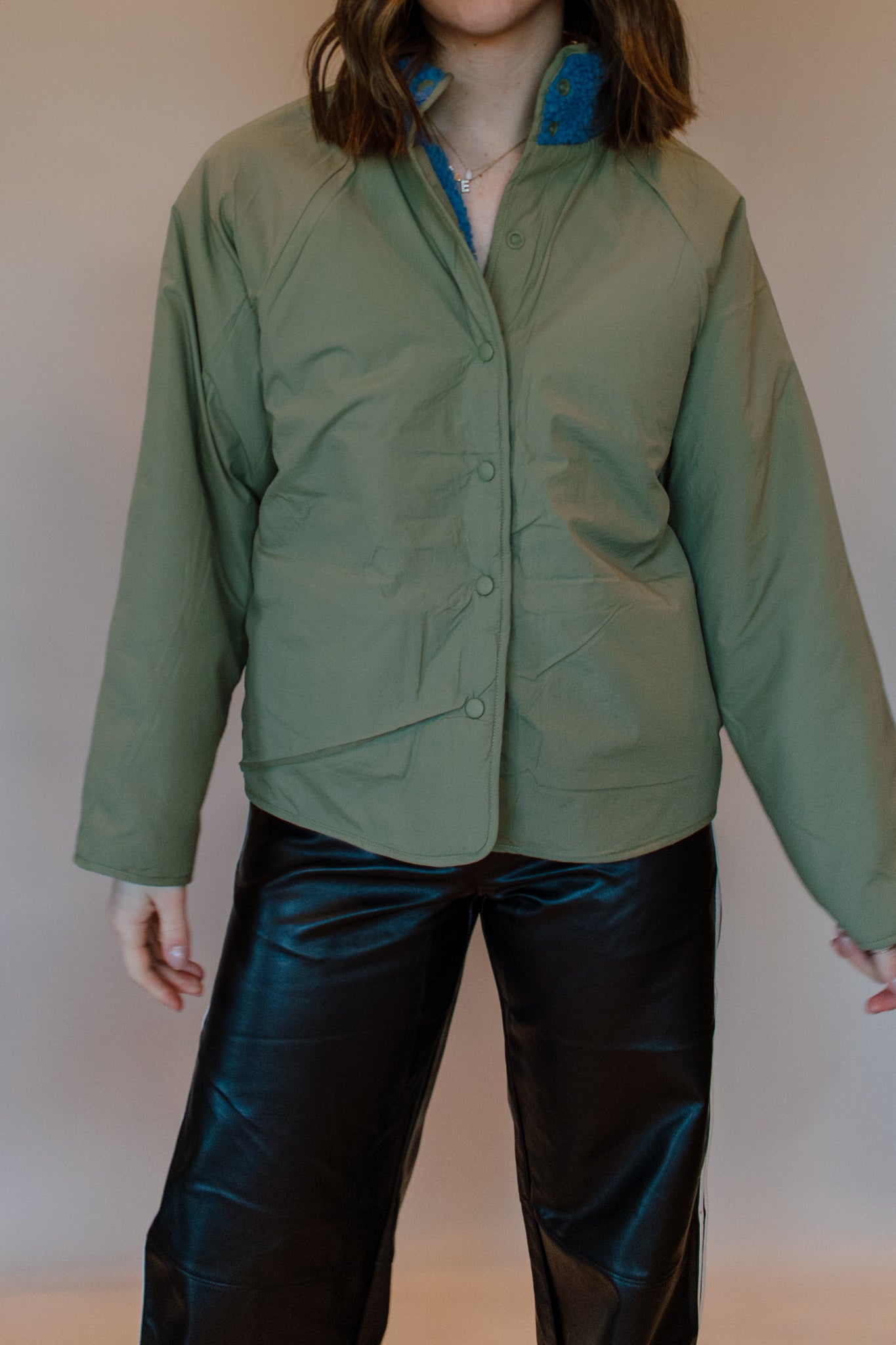 Winter Blues Reversible Sherpa