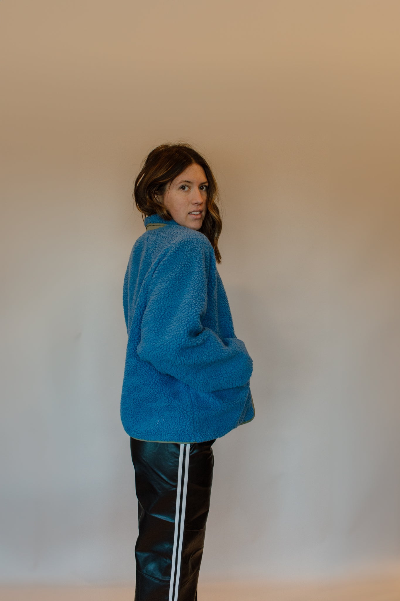 Winter Blues Reversible Sherpa