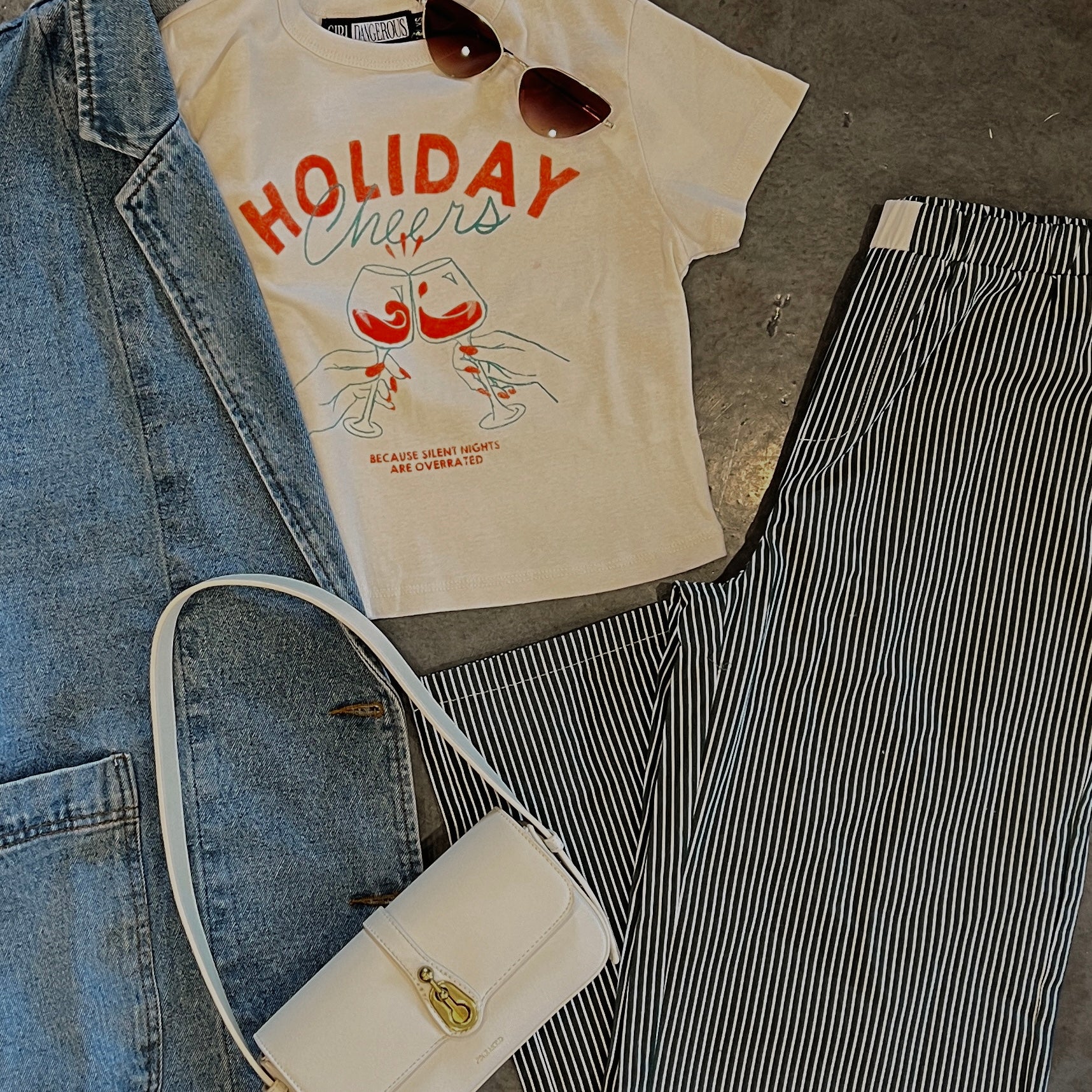 Holiday Cheers Baby Tee