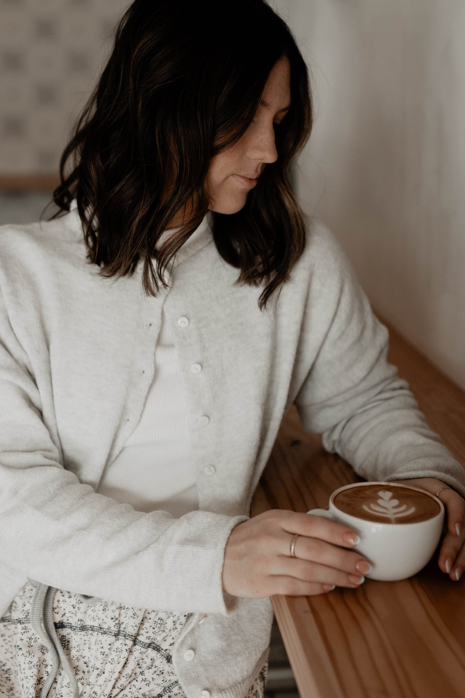 Piper Cardigan | Light Grey