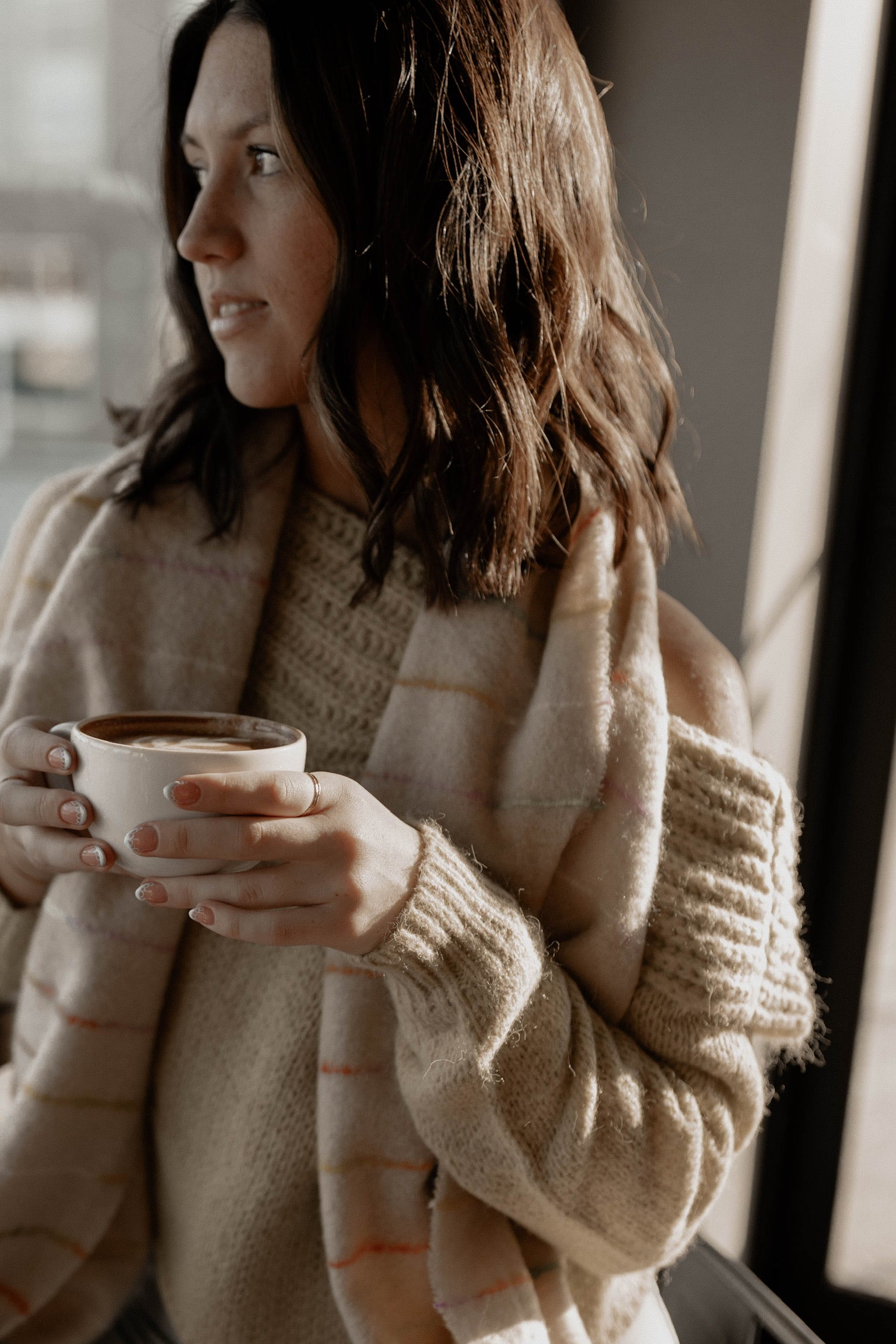 Chunky Speckled Scarf