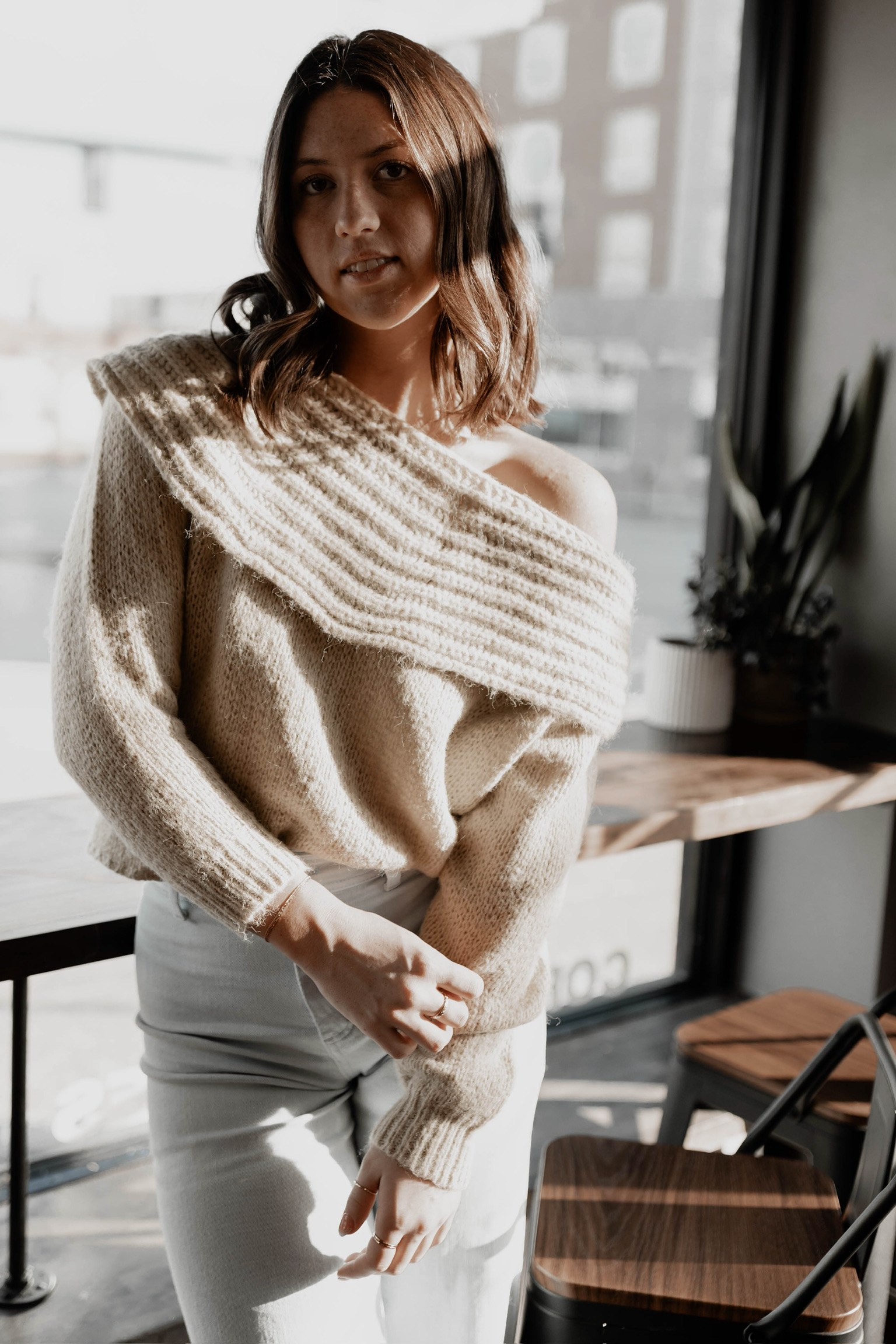 Mira Asymmetrical Sweater