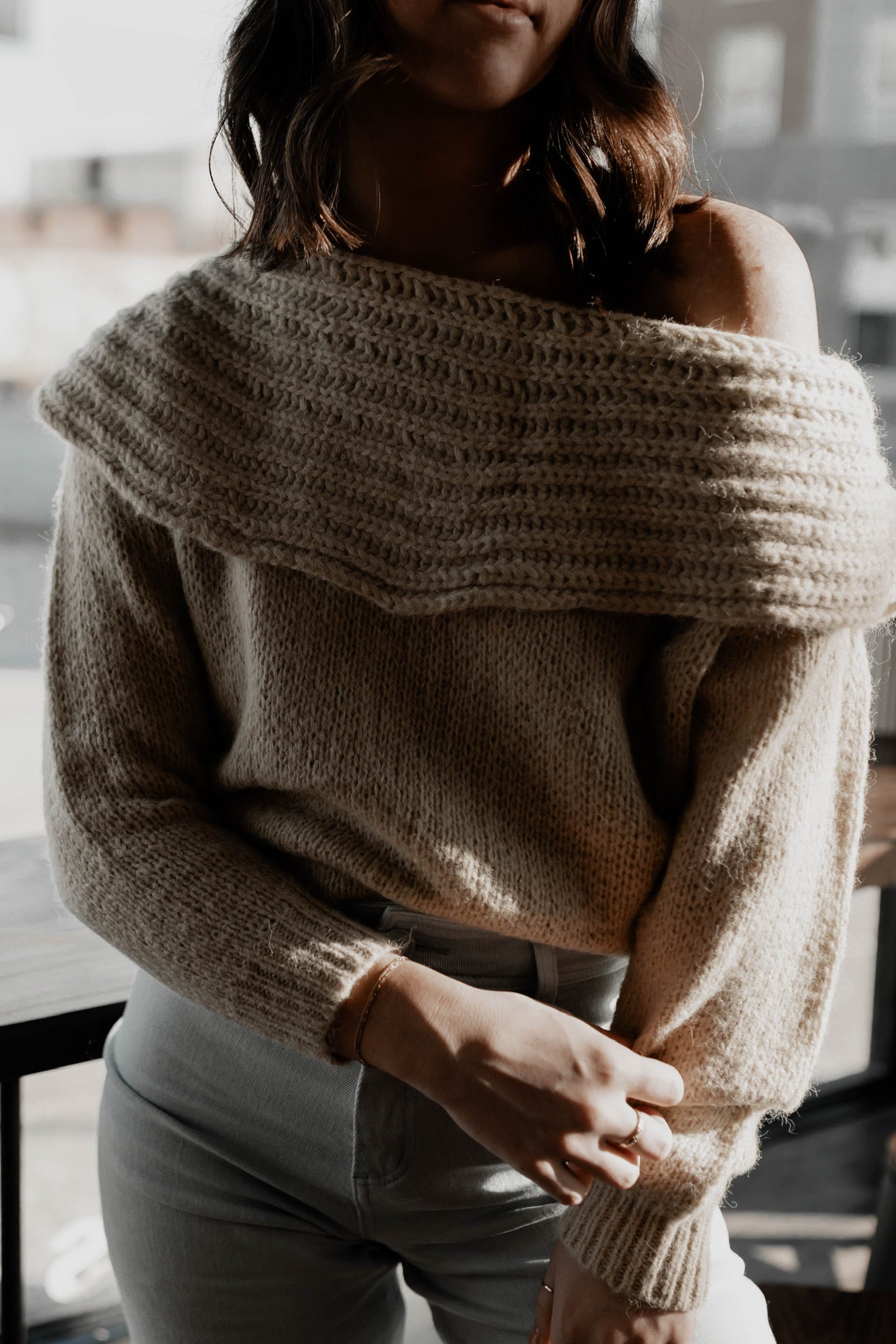 Mira Asymmetrical Sweater