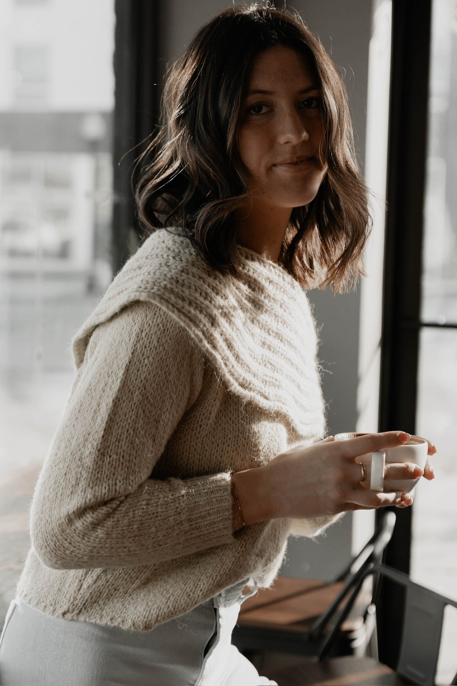 Mira Asymmetrical Sweater