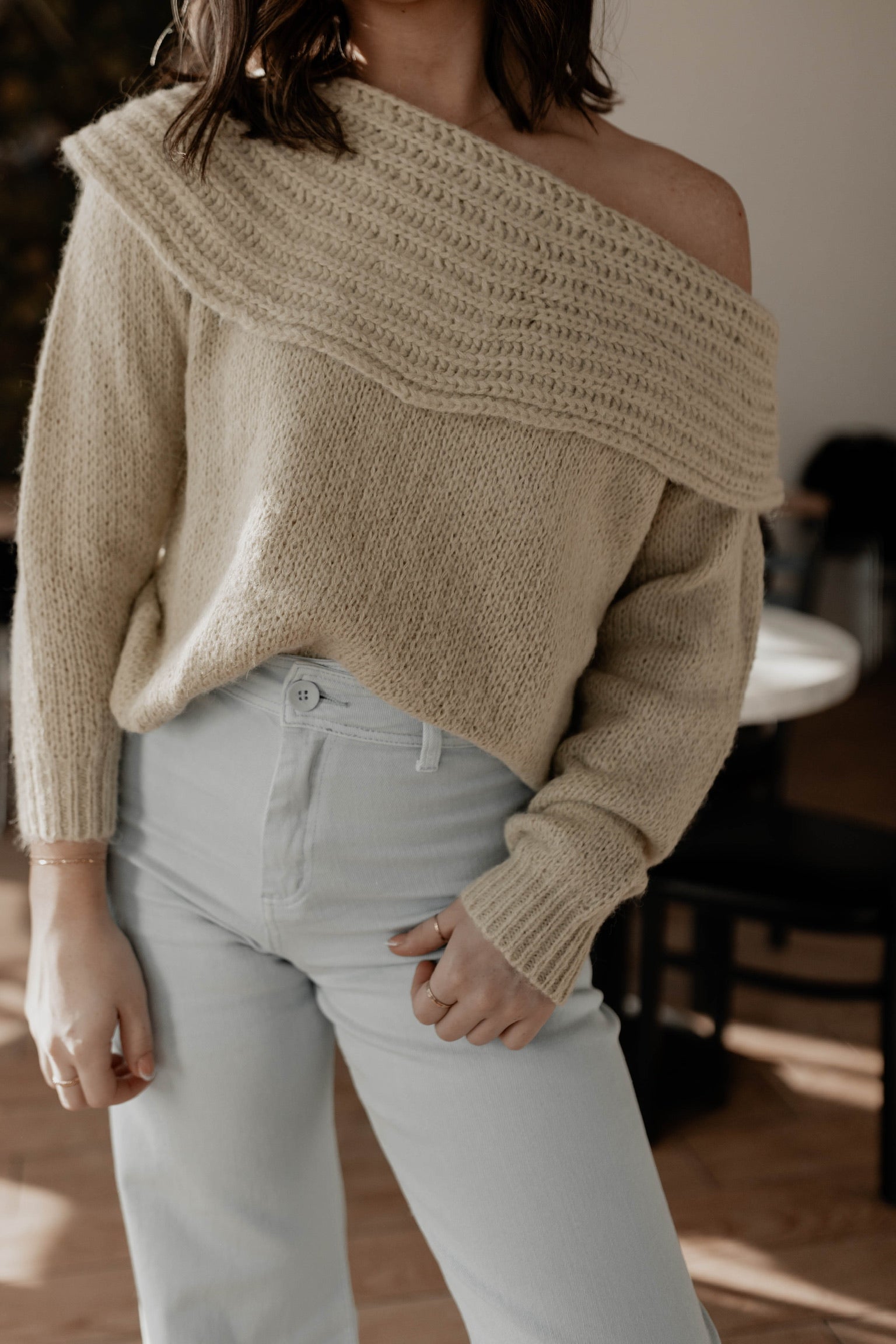 Mira Asymmetrical Sweater