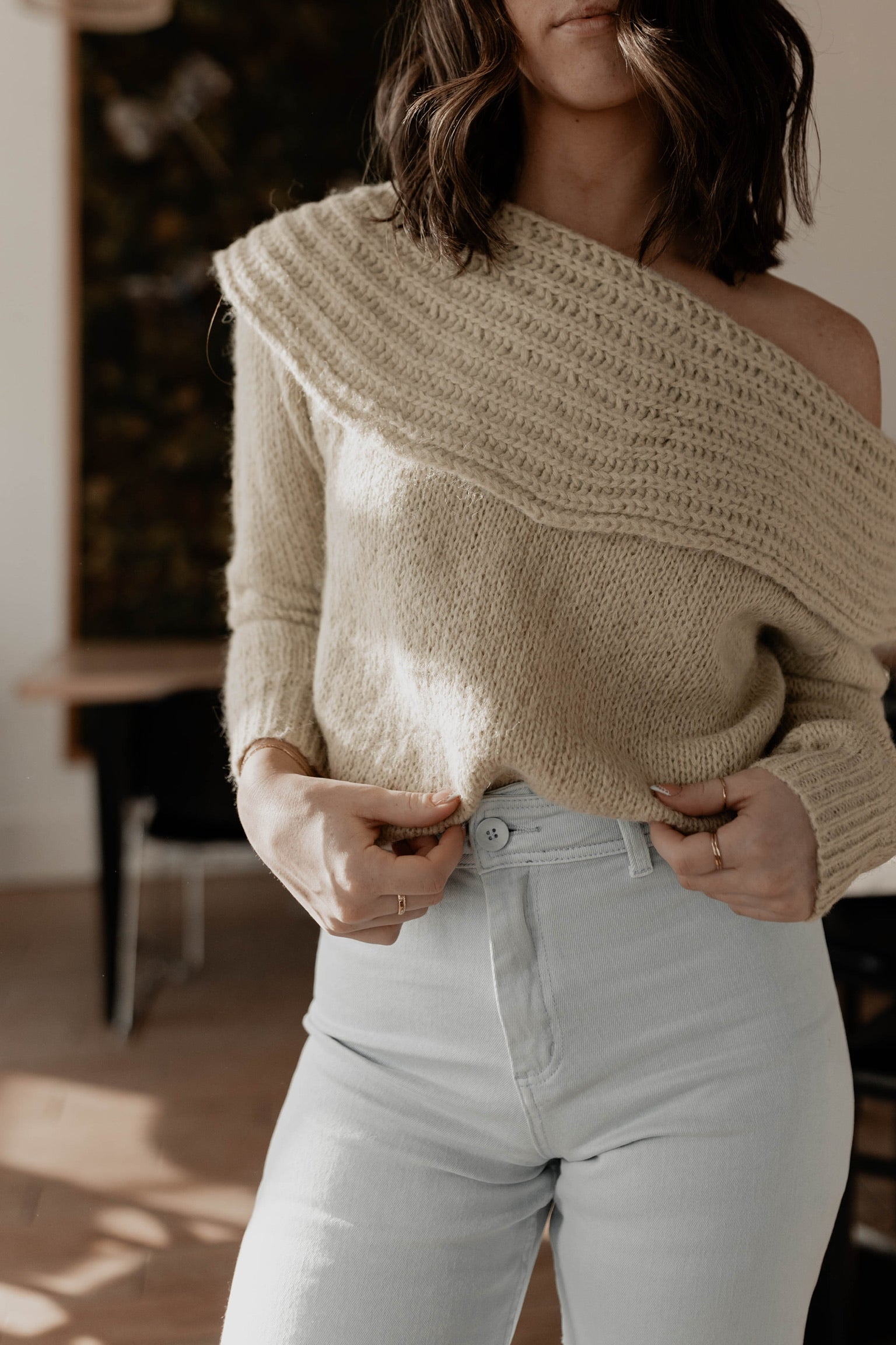 Mira Asymmetrical Sweater