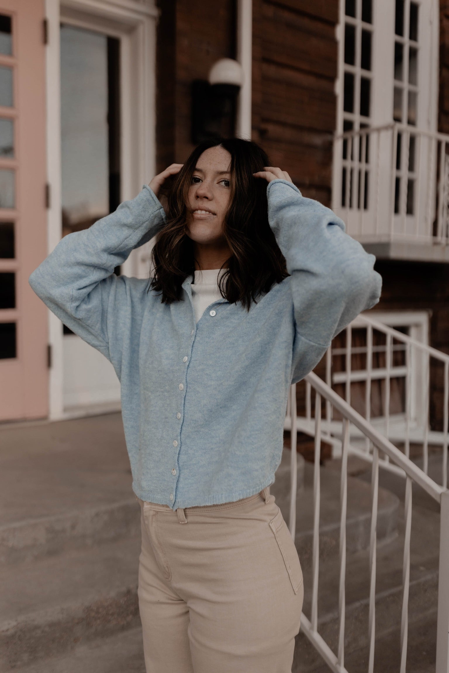 Piper Cardigan | Sky Blue