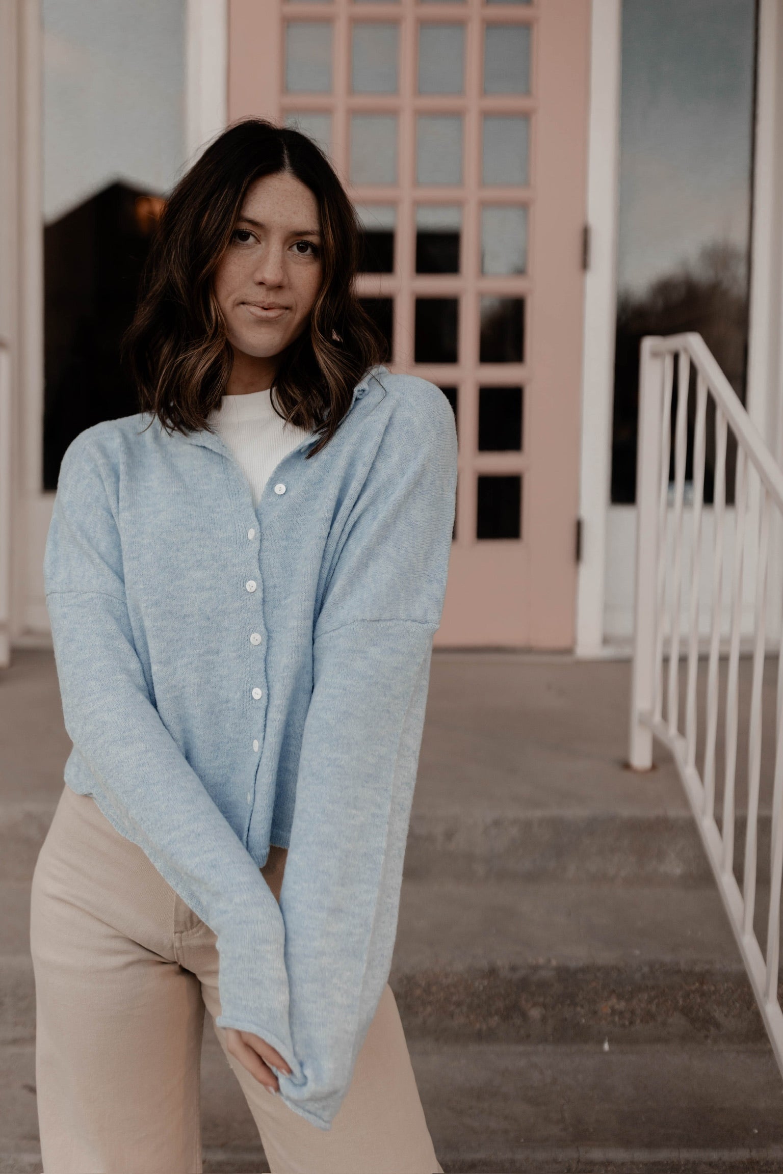 Piper Cardigan | Sky Blue