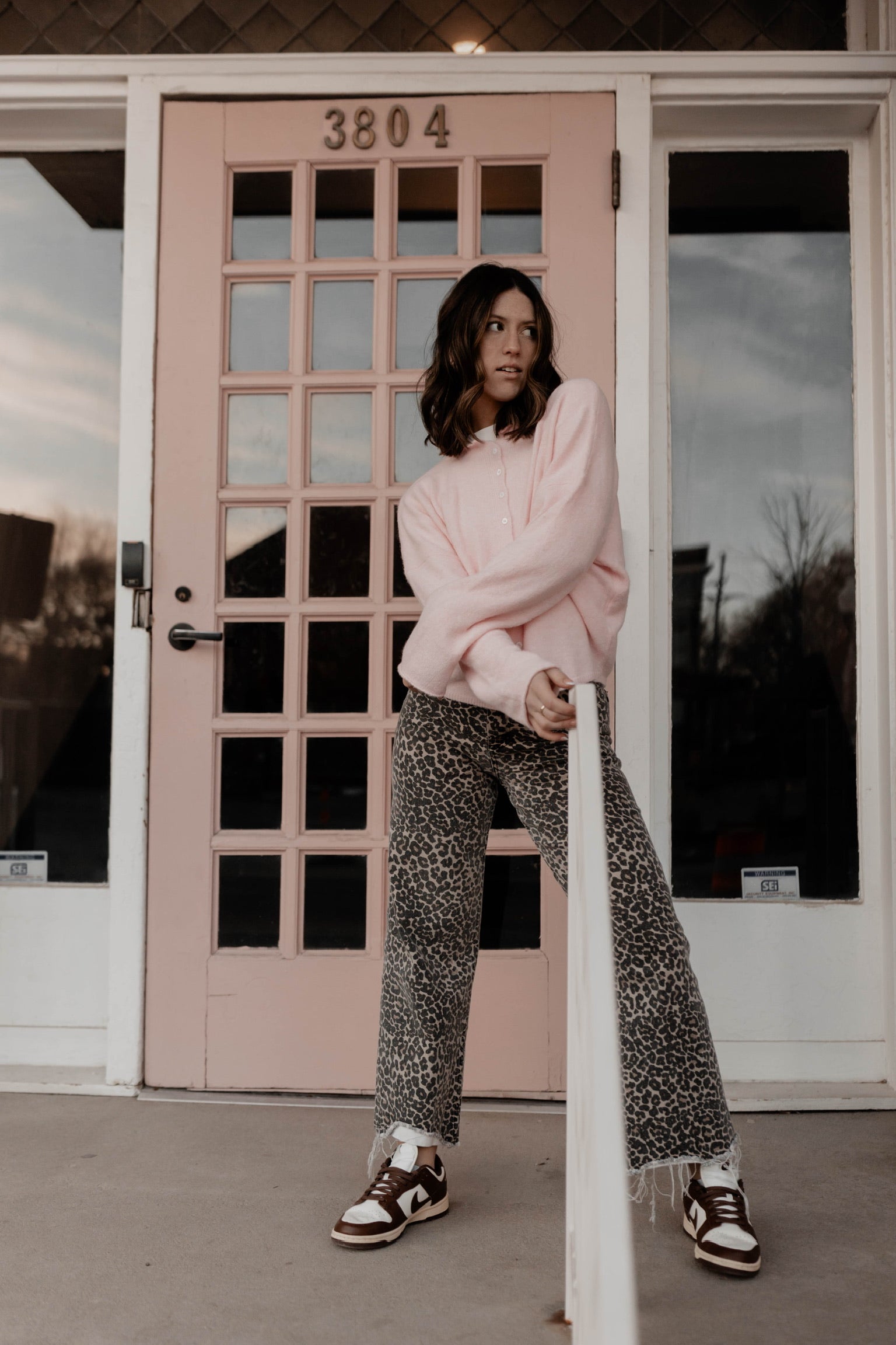 Chanel Leopard Jeans