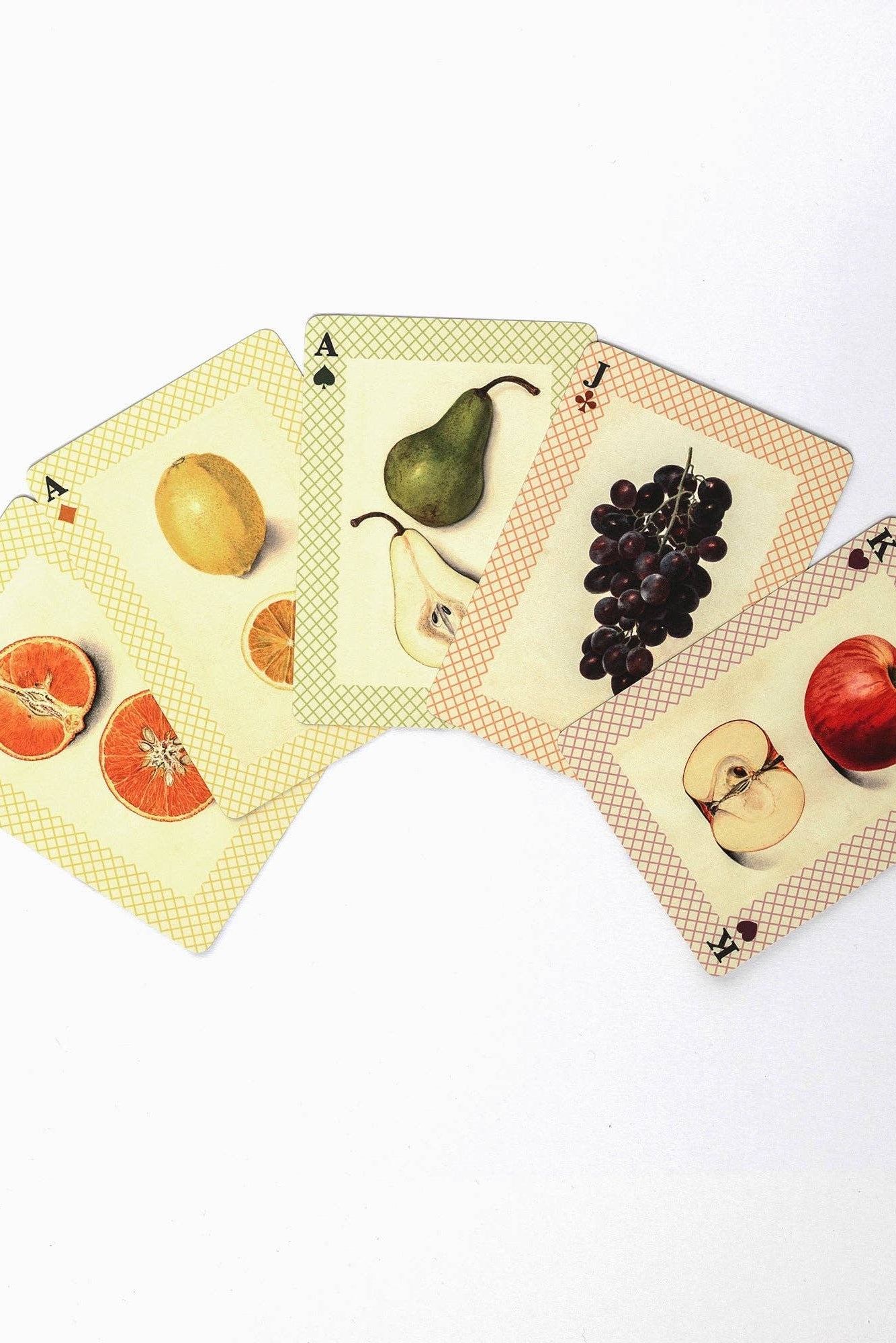Watercolour Fruits Single Playing Card Deck