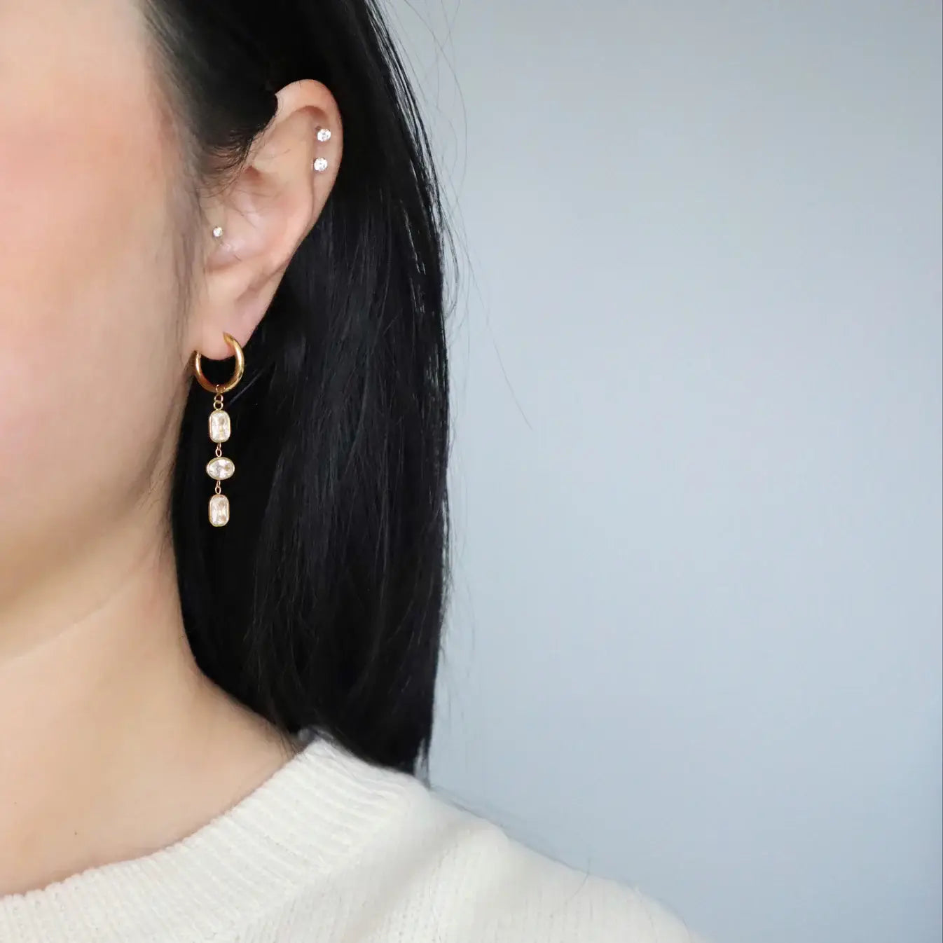 Nara Dangle Hoops