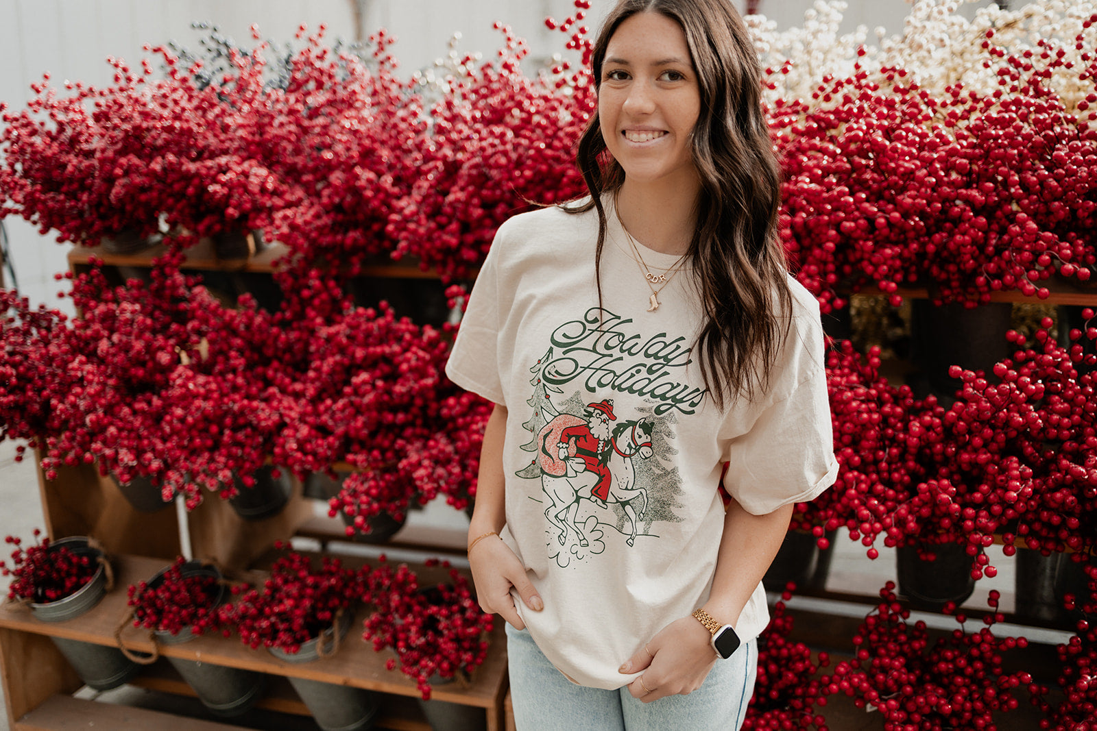 Howdy Holidays Graphic Tee