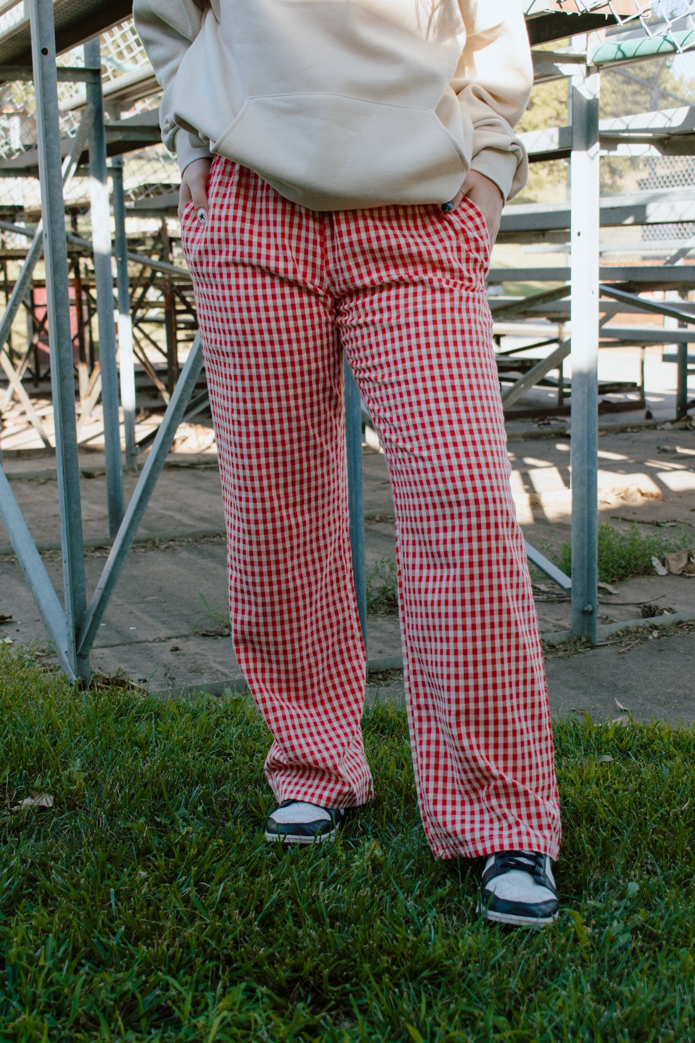 Maggie Relaxed Gingham Pants