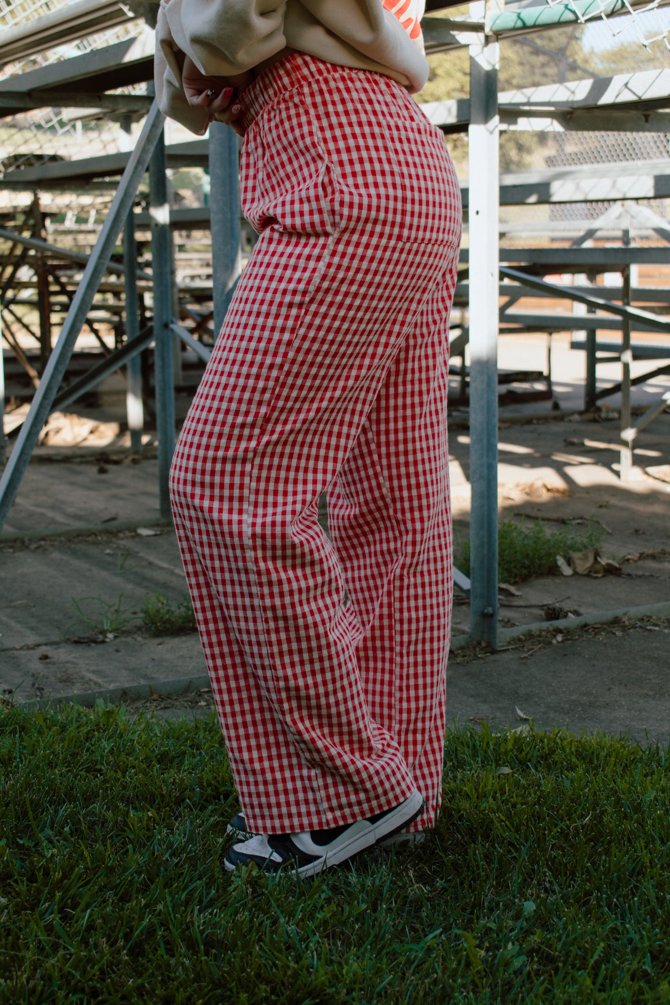 Maggie Relaxed Gingham Pants