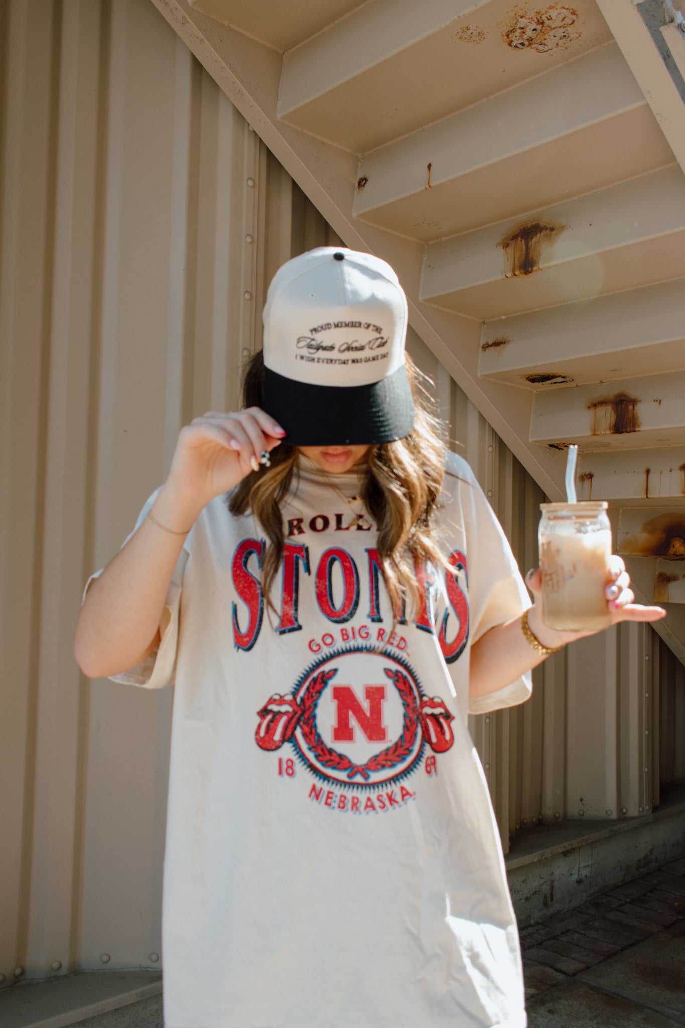 Huskers x Rolling Stones College Seal Tee