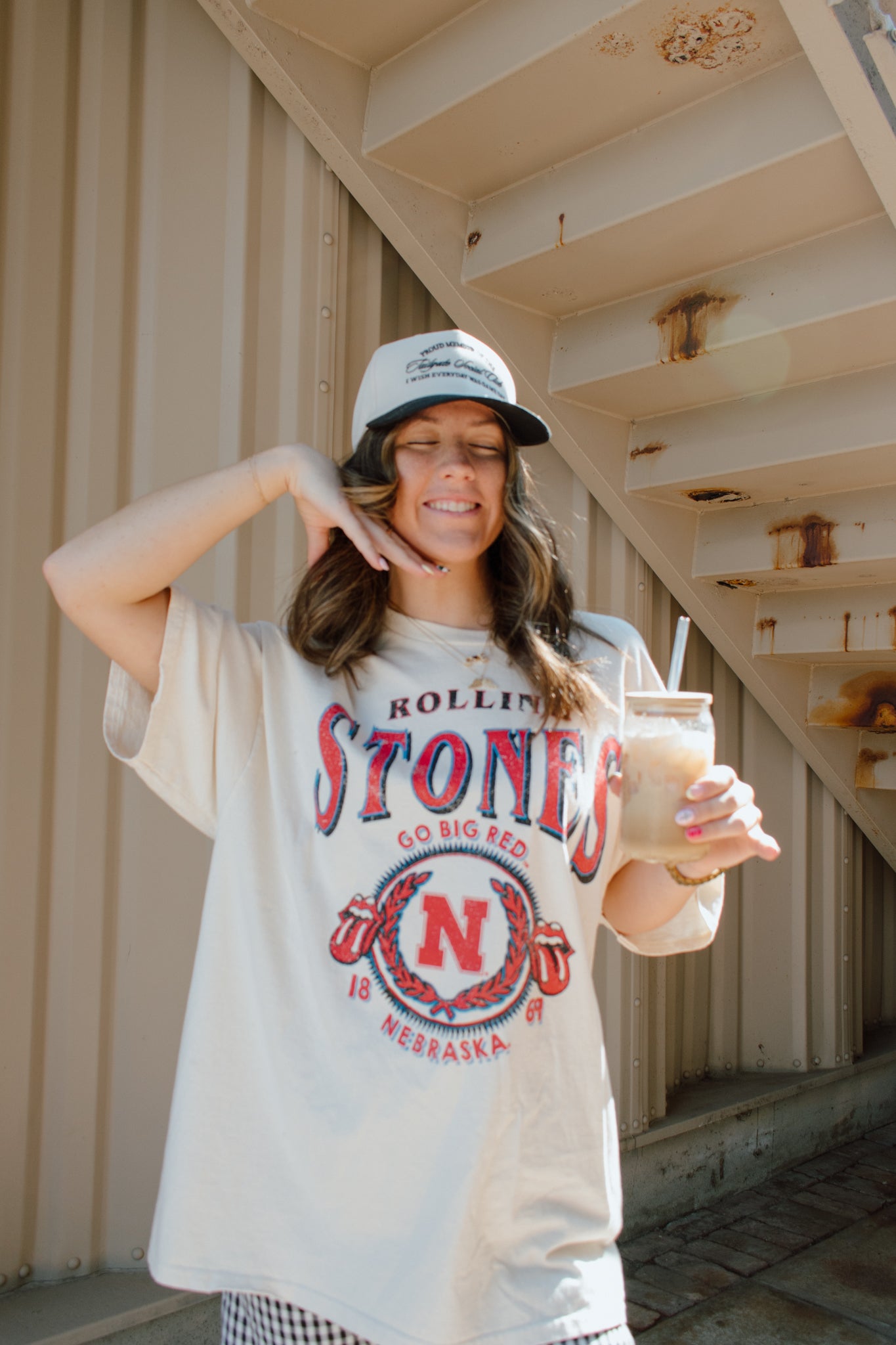 Huskers x Rolling Stones College Seal Tee