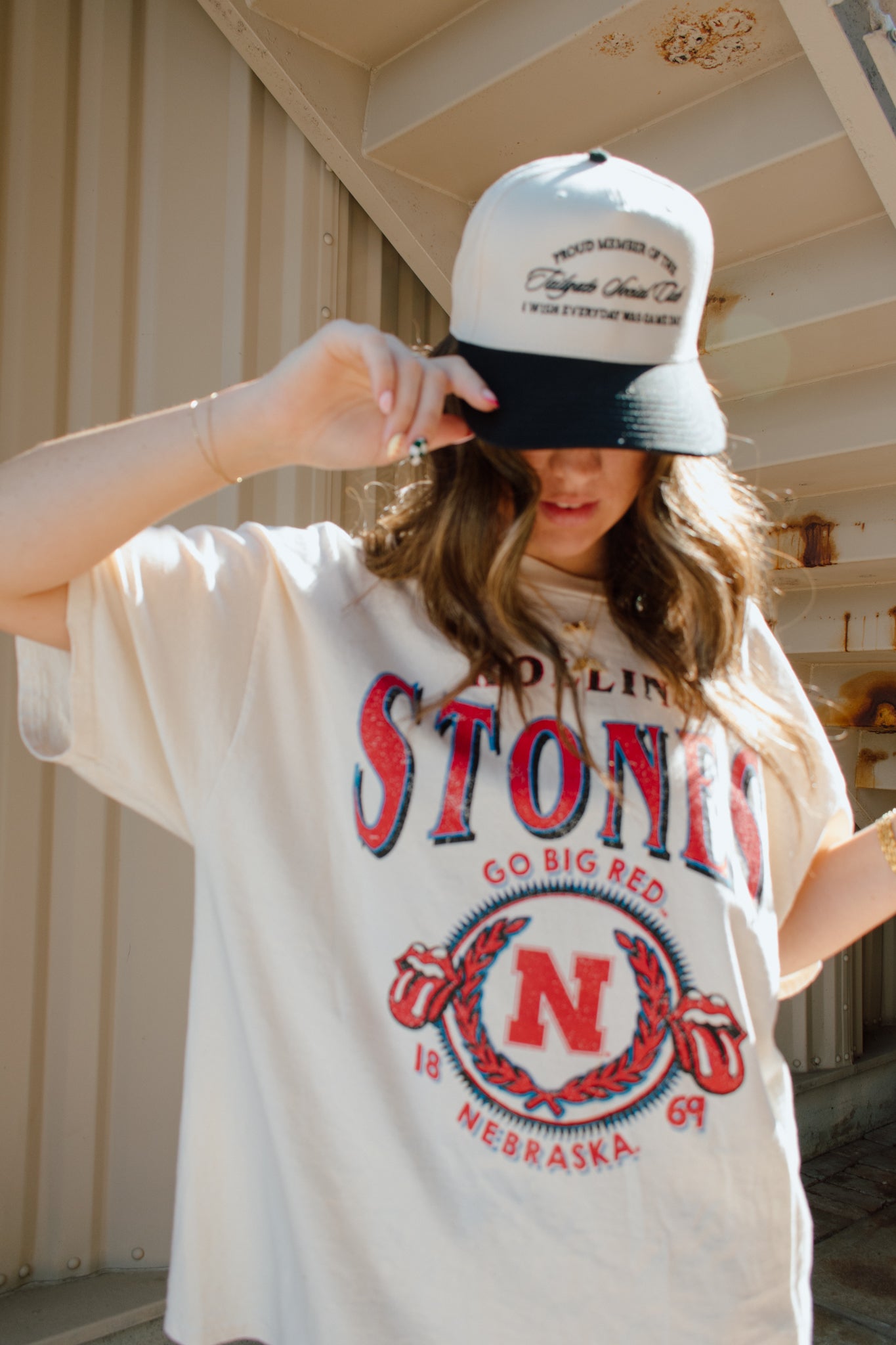 Huskers x Rolling Stones College Seal Tee