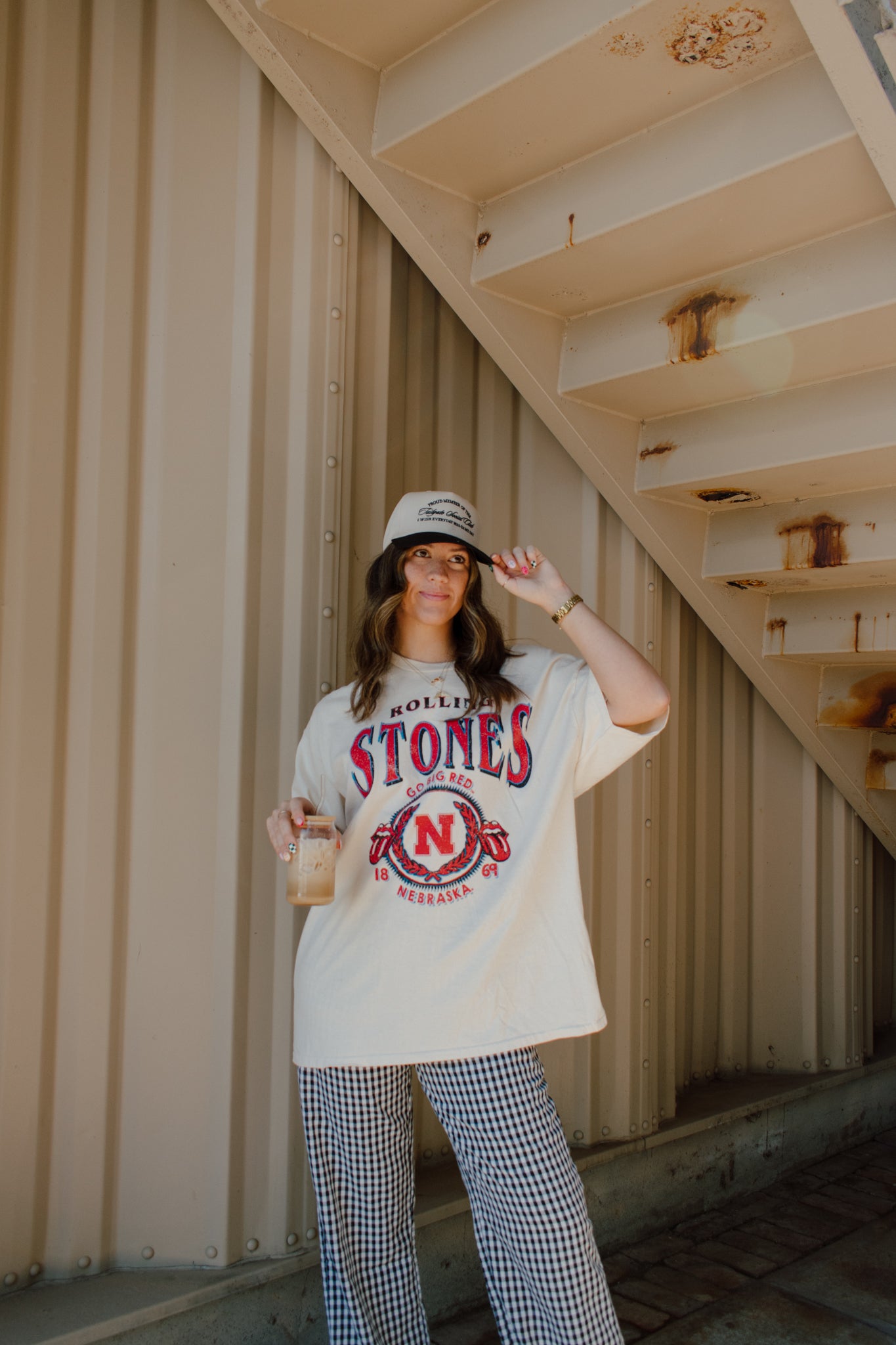 Huskers x Rolling Stones College Seal Tee