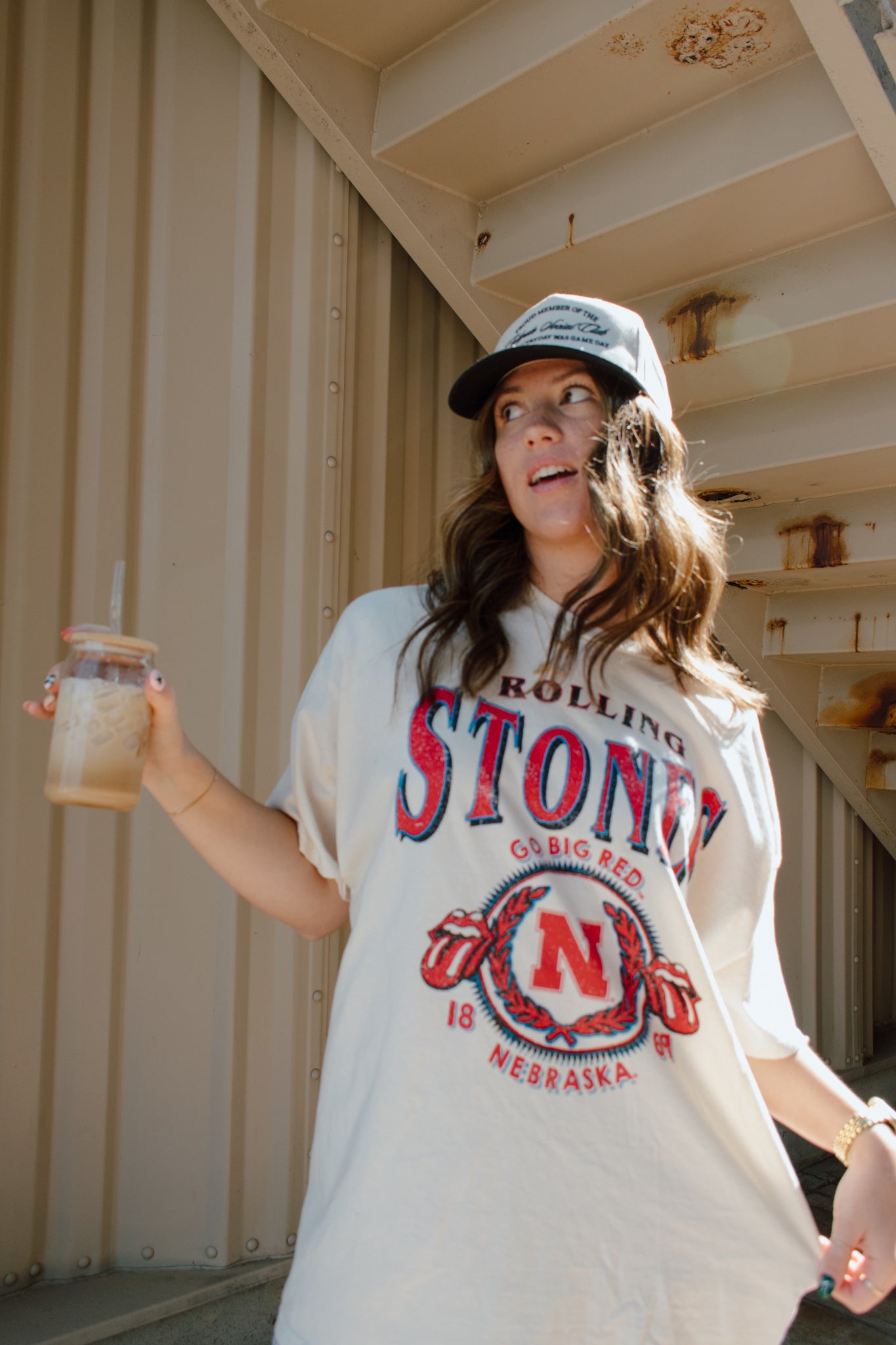 Huskers x Rolling Stones College Seal Tee