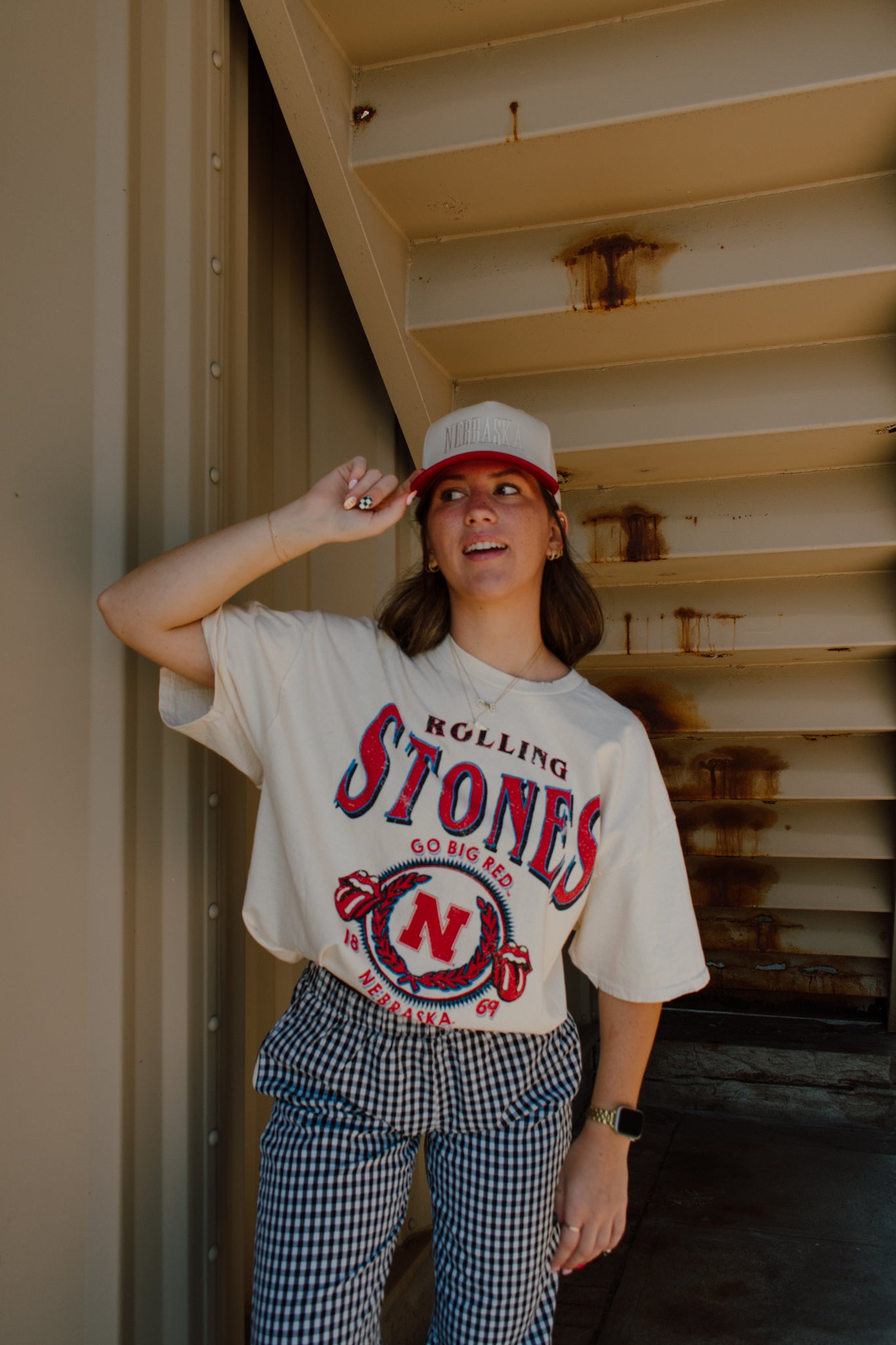 Huskers x Rolling Stones College Seal Tee