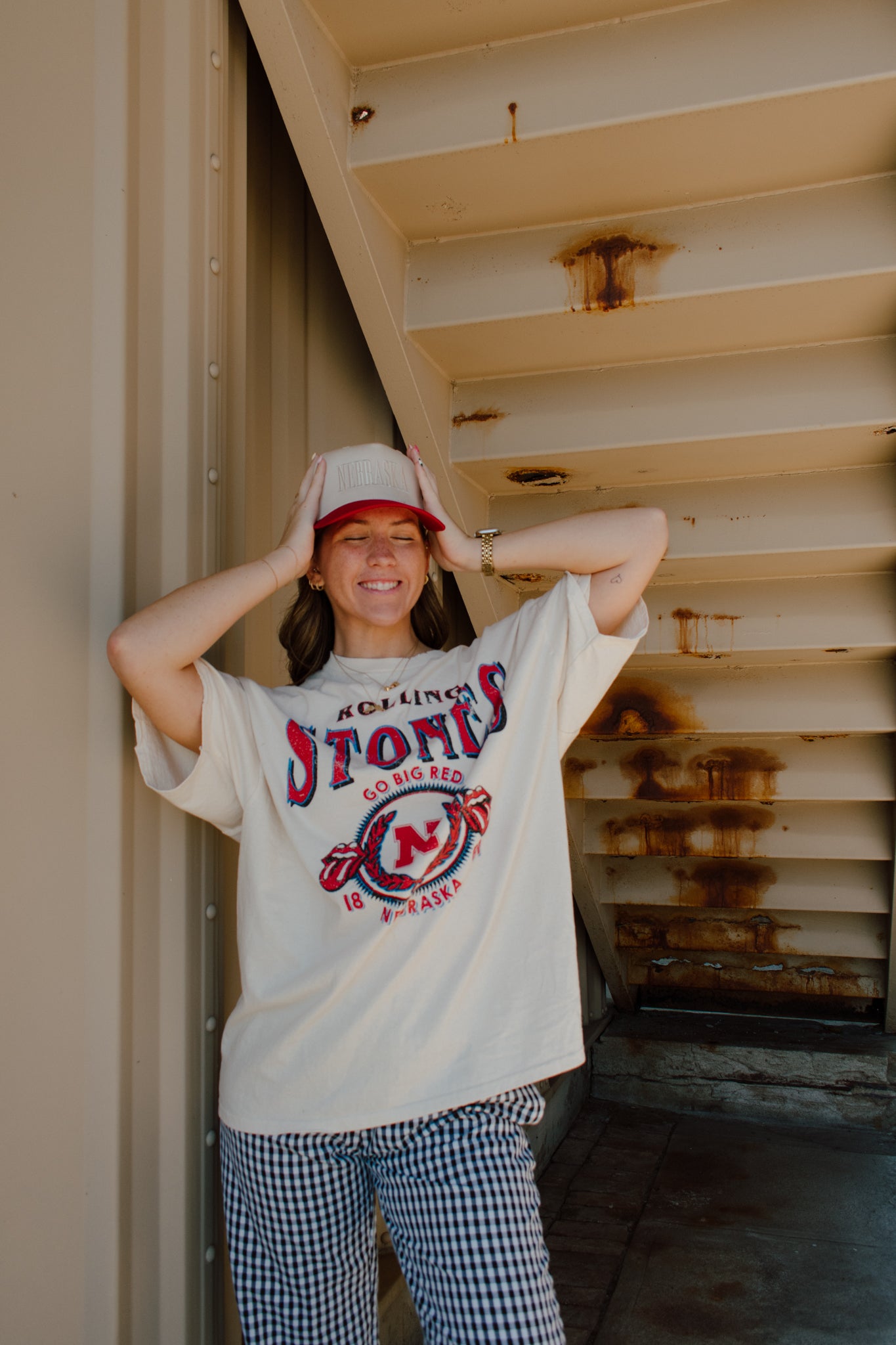 Huskers x Rolling Stones College Seal Tee