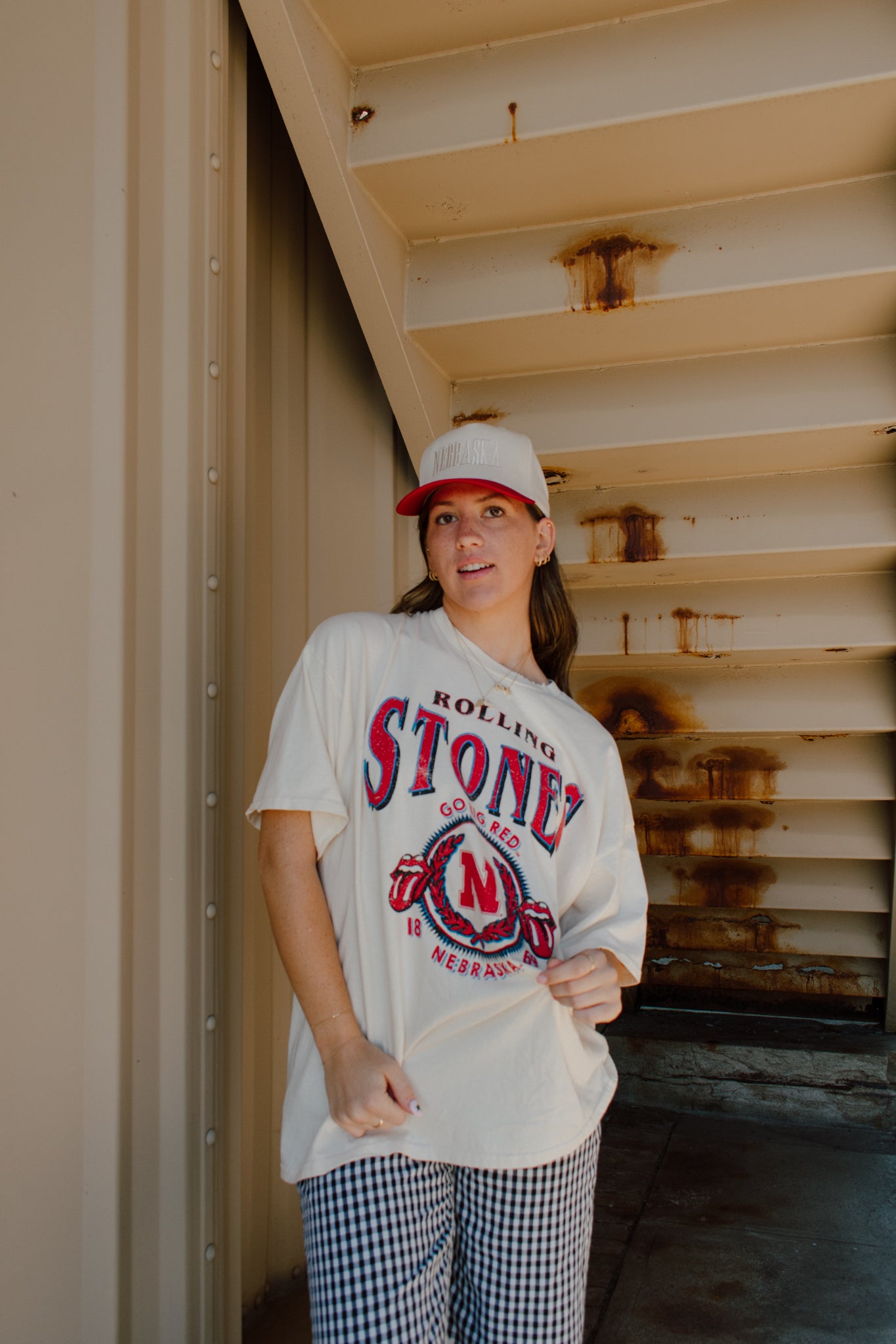 Huskers x Rolling Stones College Seal Tee