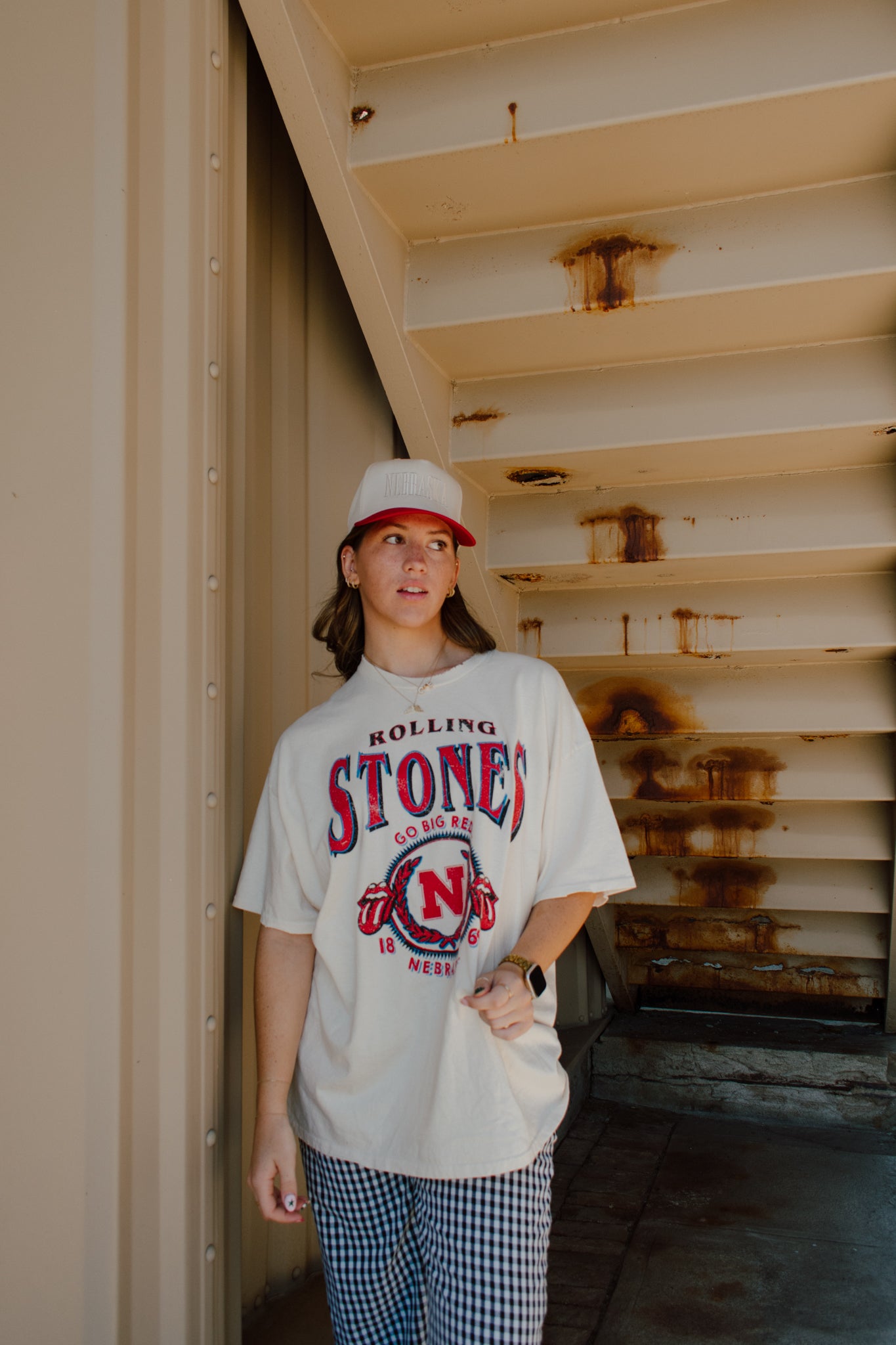 Huskers x Rolling Stones College Seal Tee