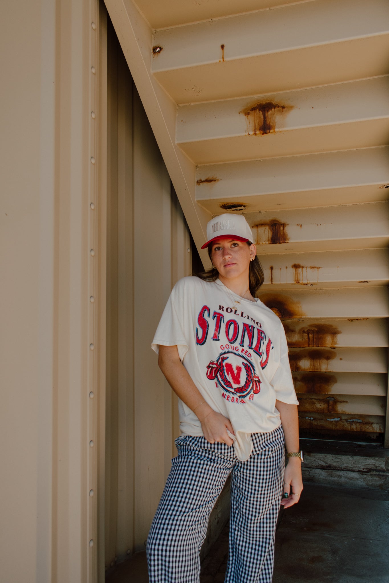 Huskers x Rolling Stones College Seal Tee