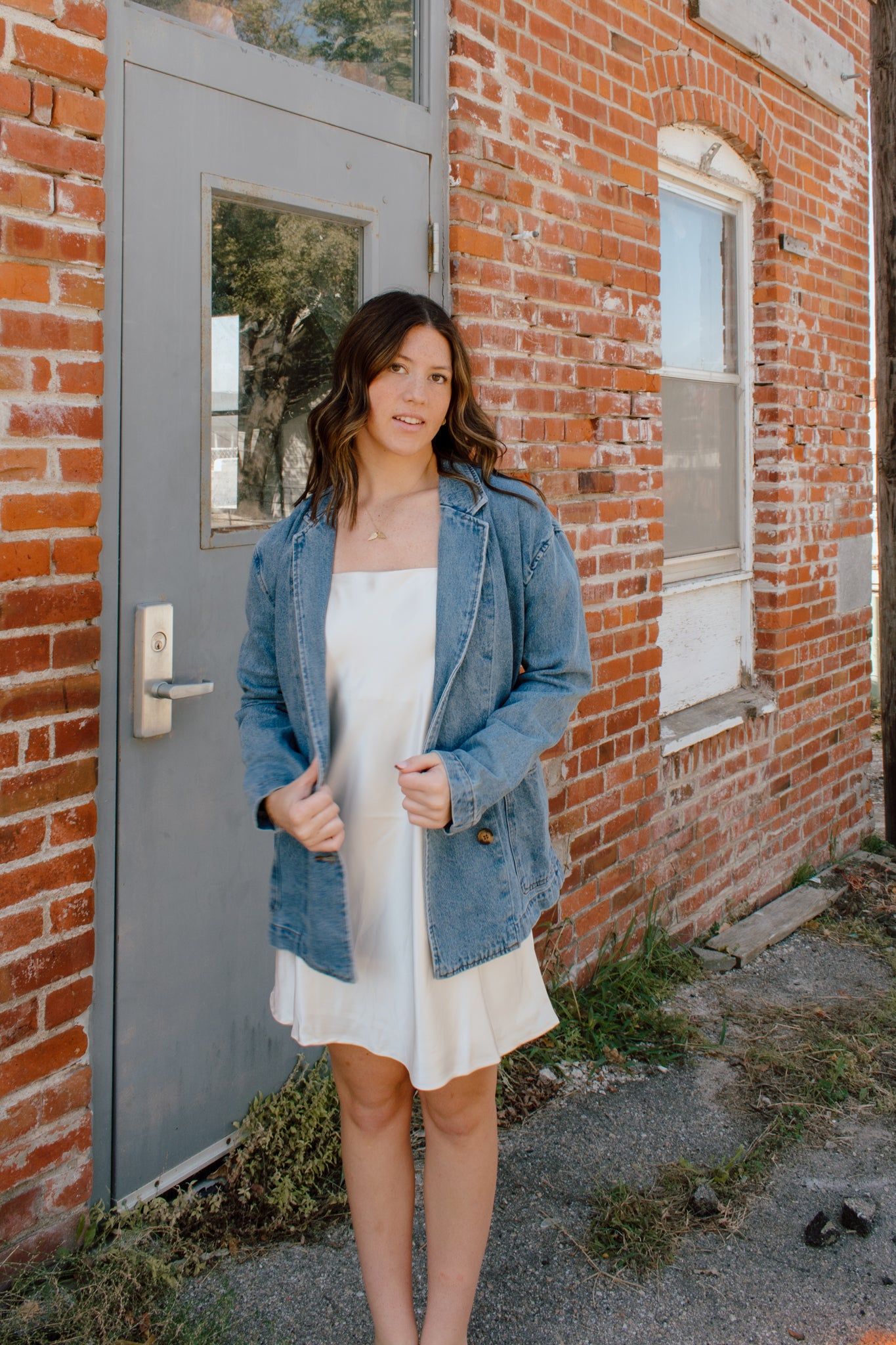 After Hours Denim Blazer