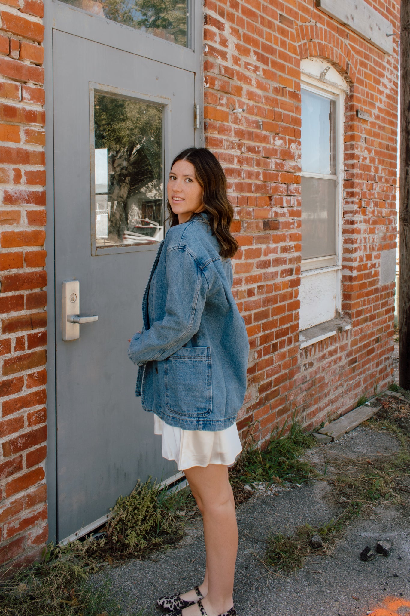 After Hours Denim Blazer